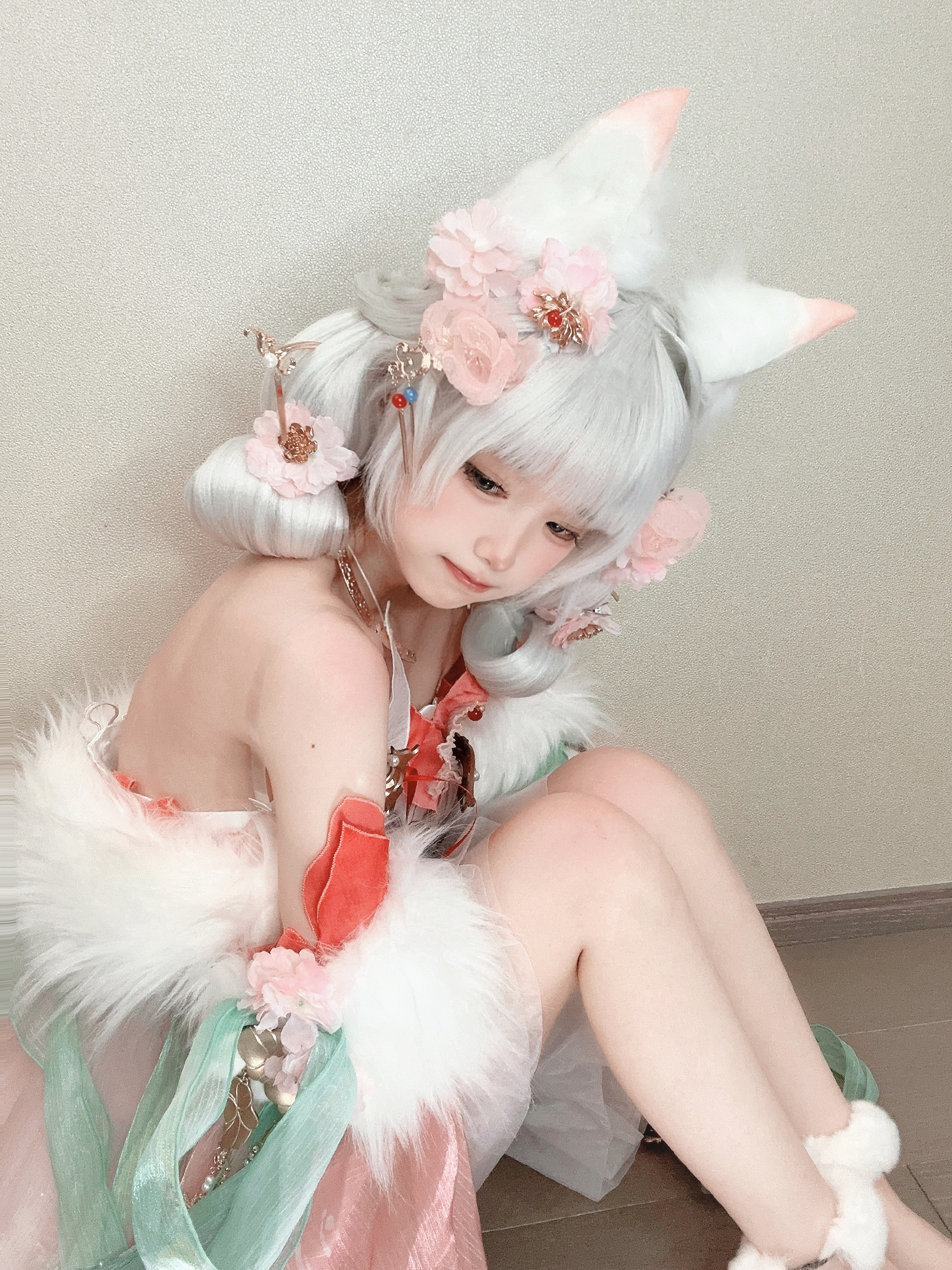 天谕手游联动狐妖小红娘@可以吃的小奶糖 COSPLAY-第2张