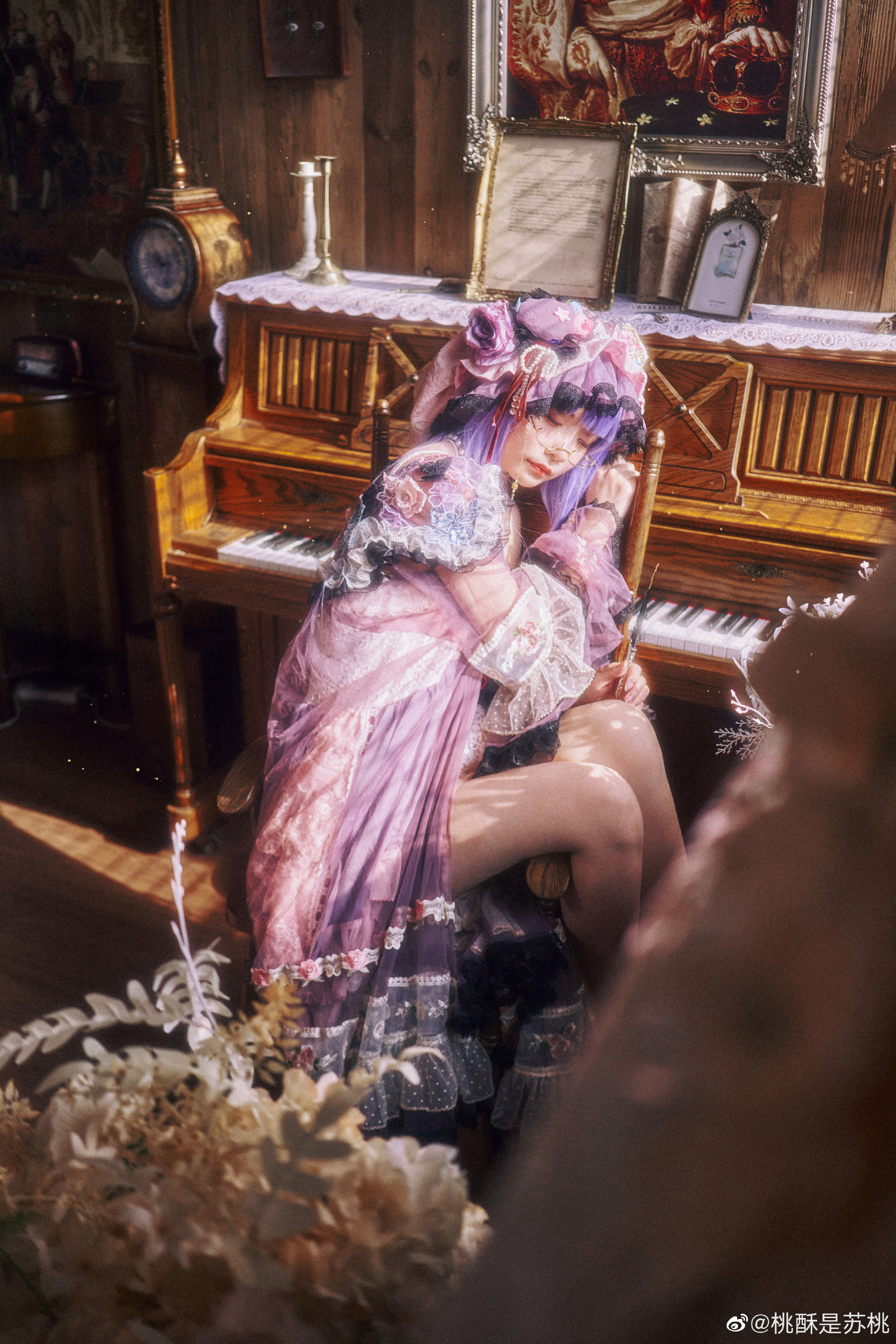 东方project  帕秋莉·诺蕾姬@桃酥是苏桃 COSPLAY-第11张