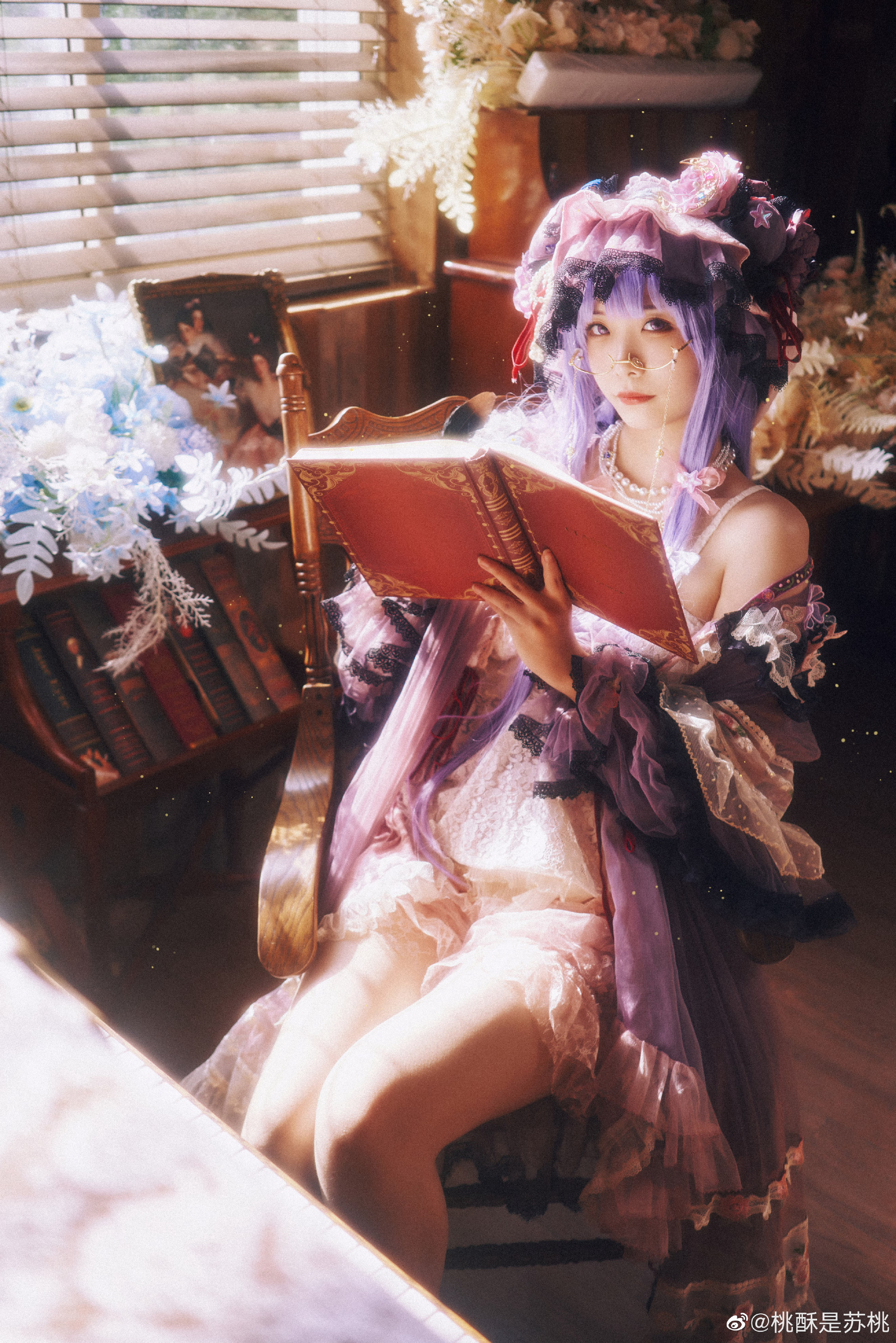 东方project  帕秋莉·诺蕾姬@桃酥是苏桃 COSPLAY-第9张