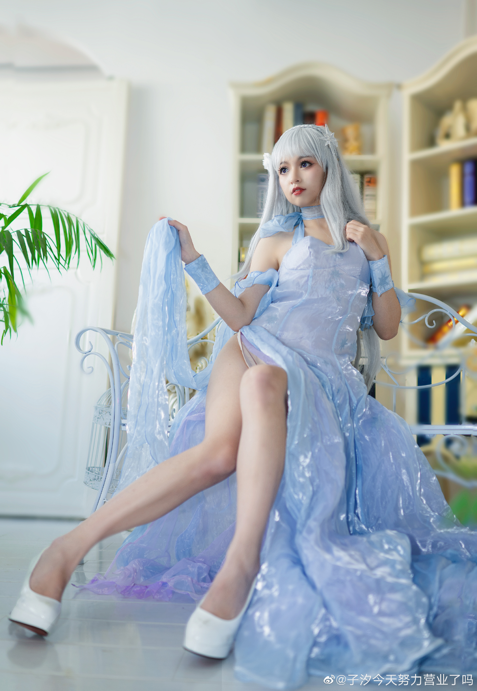 【COS】从零开始的异世界生活 冰晶之下， 闪闪发光的正是我。 @子汐今天努力营业了吗 COSPLAY-第7张