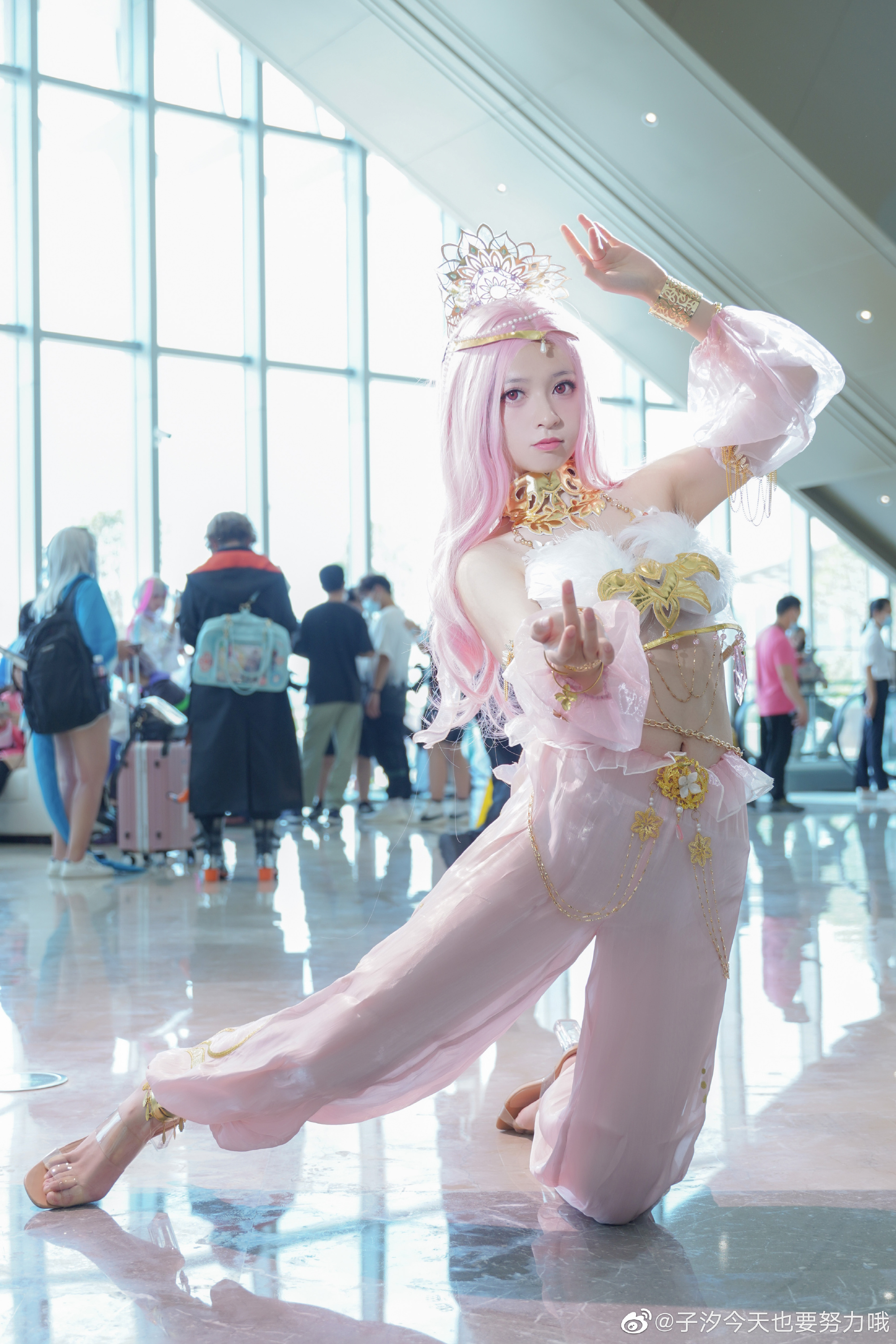 【COS】你觉得我穿成这样是为了取悦你吗? 永劫无间 迦南@子汐今天也要努力哦 COSPLAY-第1张