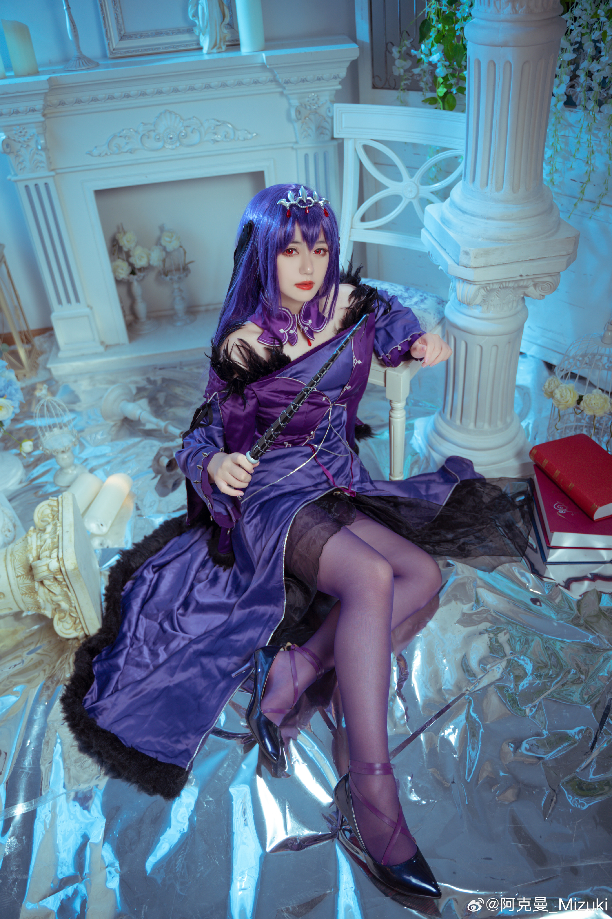 Fate/GrandOrder 斯卡哈·斯卡蒂@阿克曼_Mizuki COSPLAY-第6张