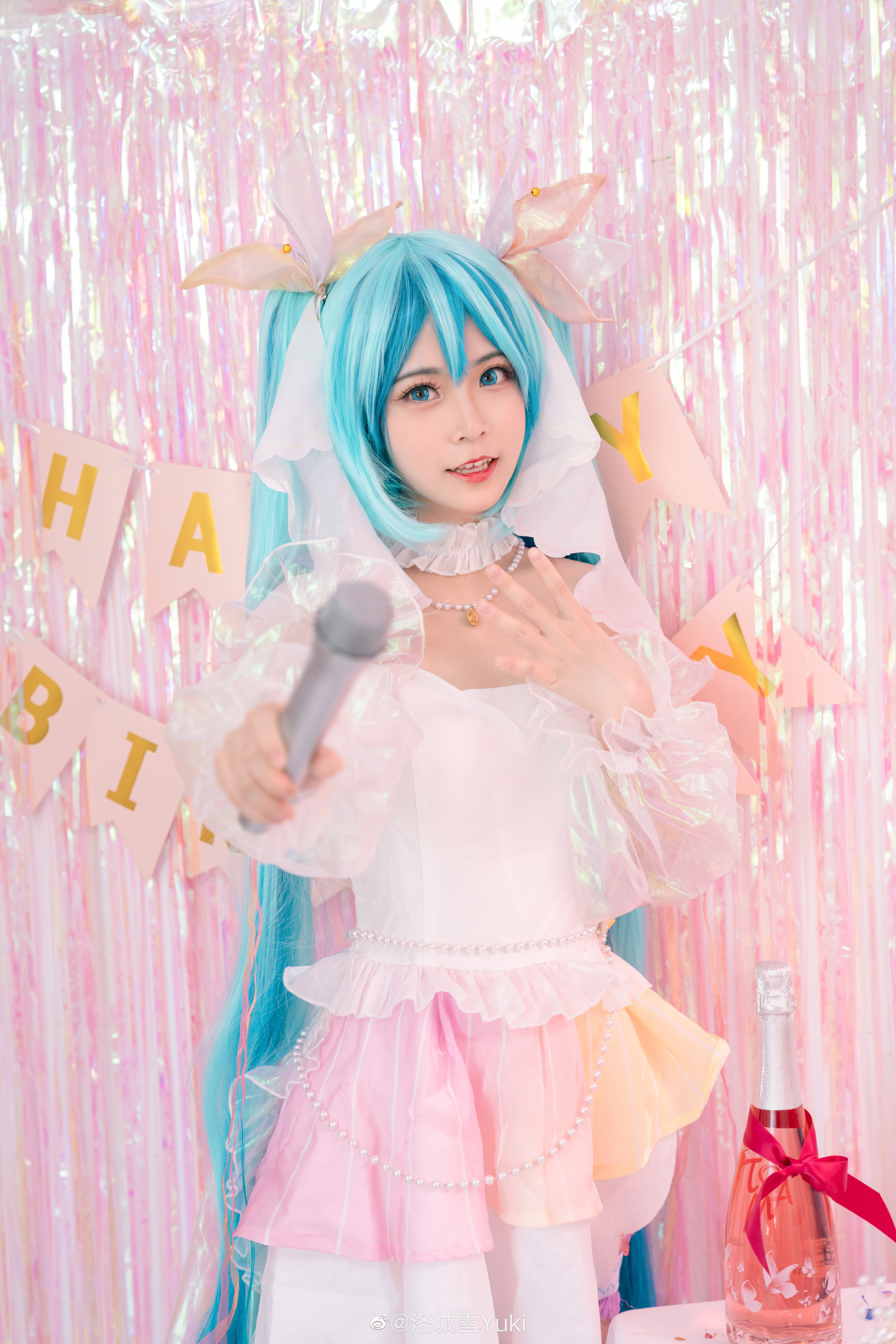又一年公主殿下生日快乐? 初音未来@洛城雪Yuki COSPLAY-第2张