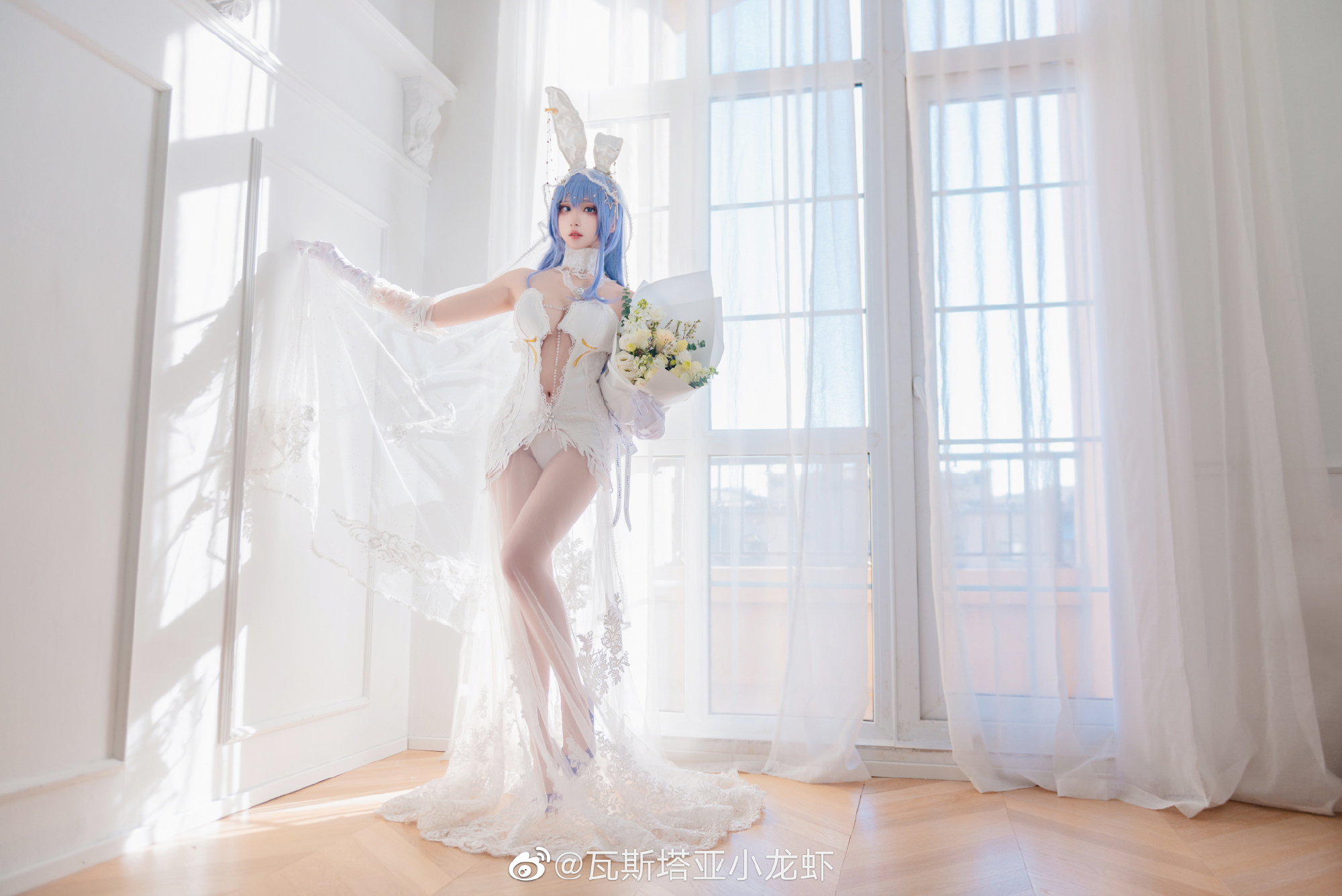 💐花园誓约 白雪之仪🕊️  新泽西@瓦斯塔亚小龙虾 COSPLAY-第5张