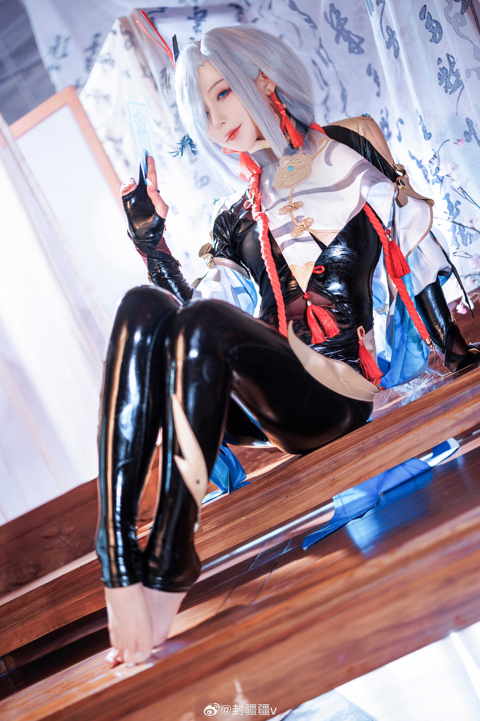 原神cos 💙申鹤原皮cos@封疆疆v COSPLAY-第11张