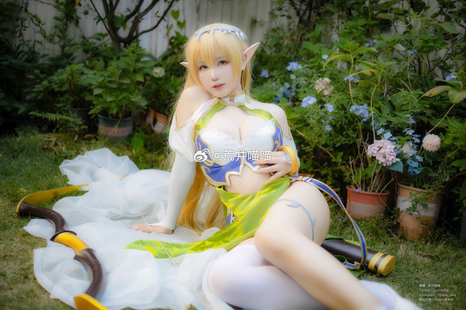 精灵村第一村人 艾露谢尔@荒井喵喵 COSPLAY-第9张