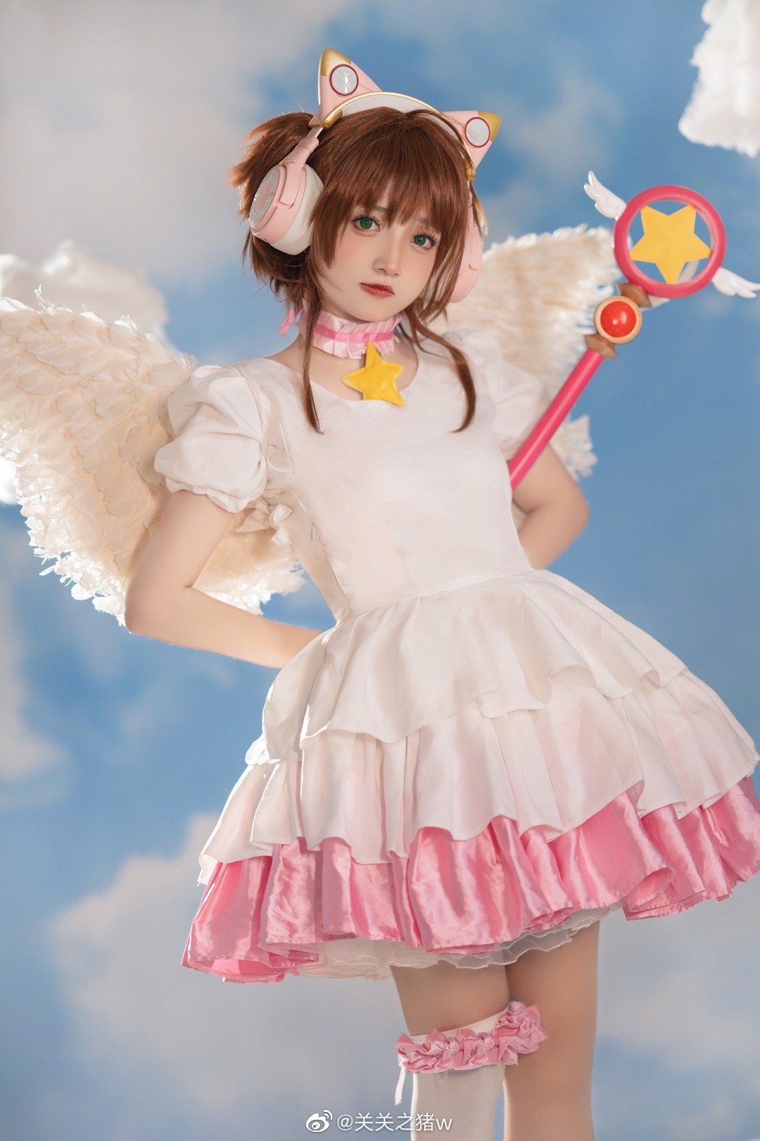 【COS】魔卡少女樱 木之本樱@关关之猪w COSPLAY-第9张