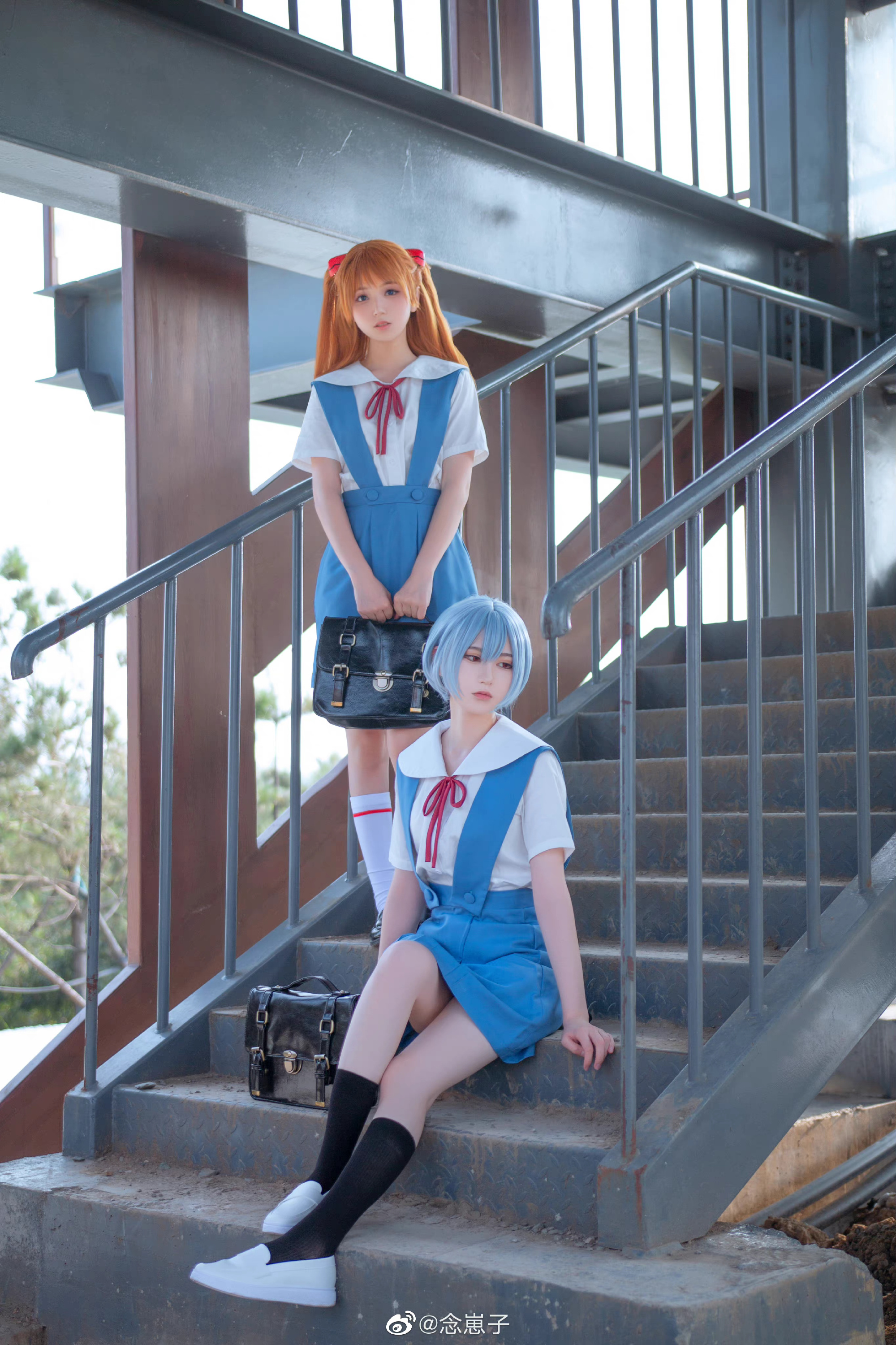 【COS】梦是什么？那是现实的延续 新世纪福音战士 绫波丽@念崽子 明日香@啾啾 COSPLAY-第1张