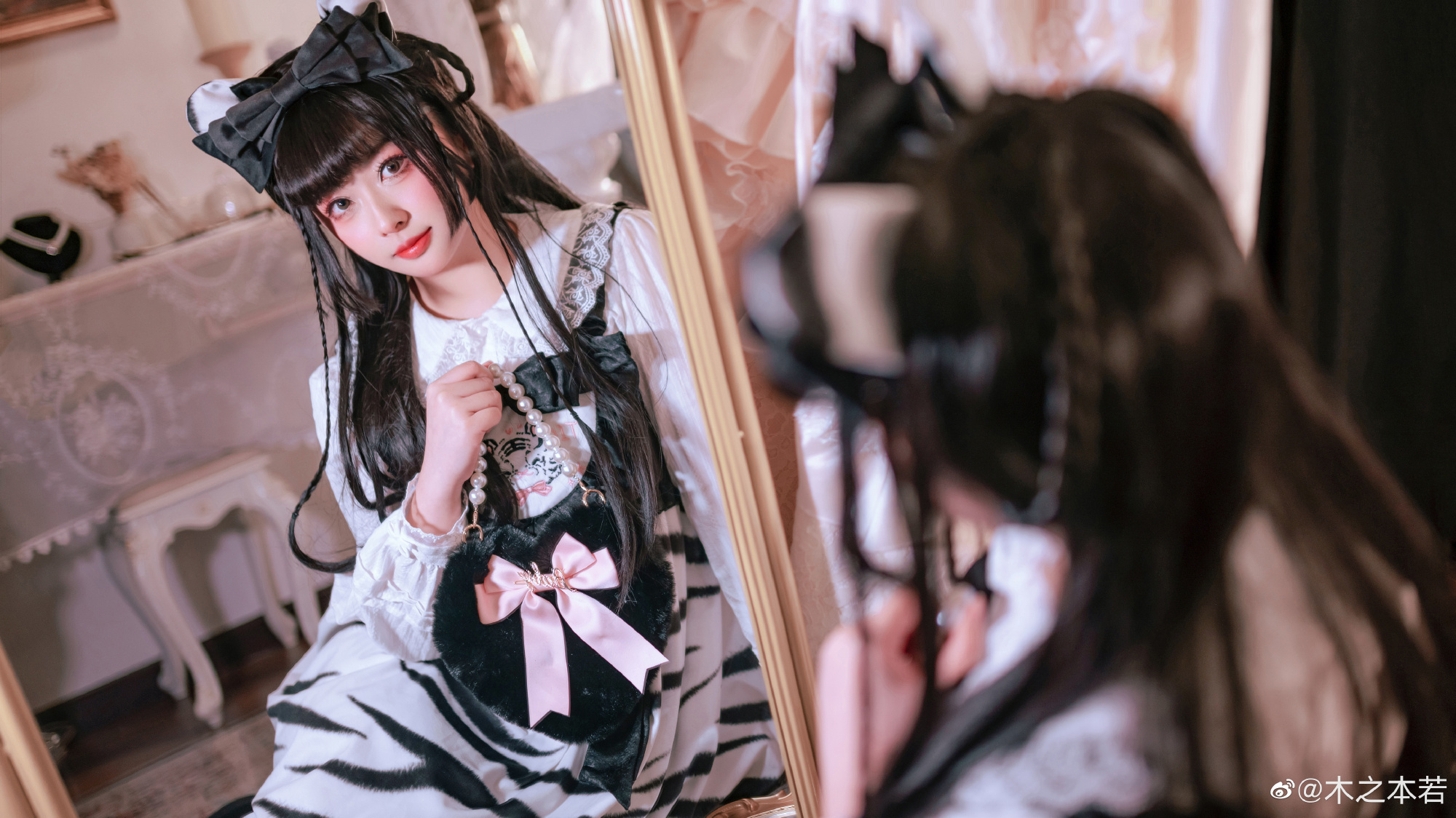 图片[8]-【lolita装扮】少女写真 祝大家白色情人节快乐啦 @木之本若-米哈社