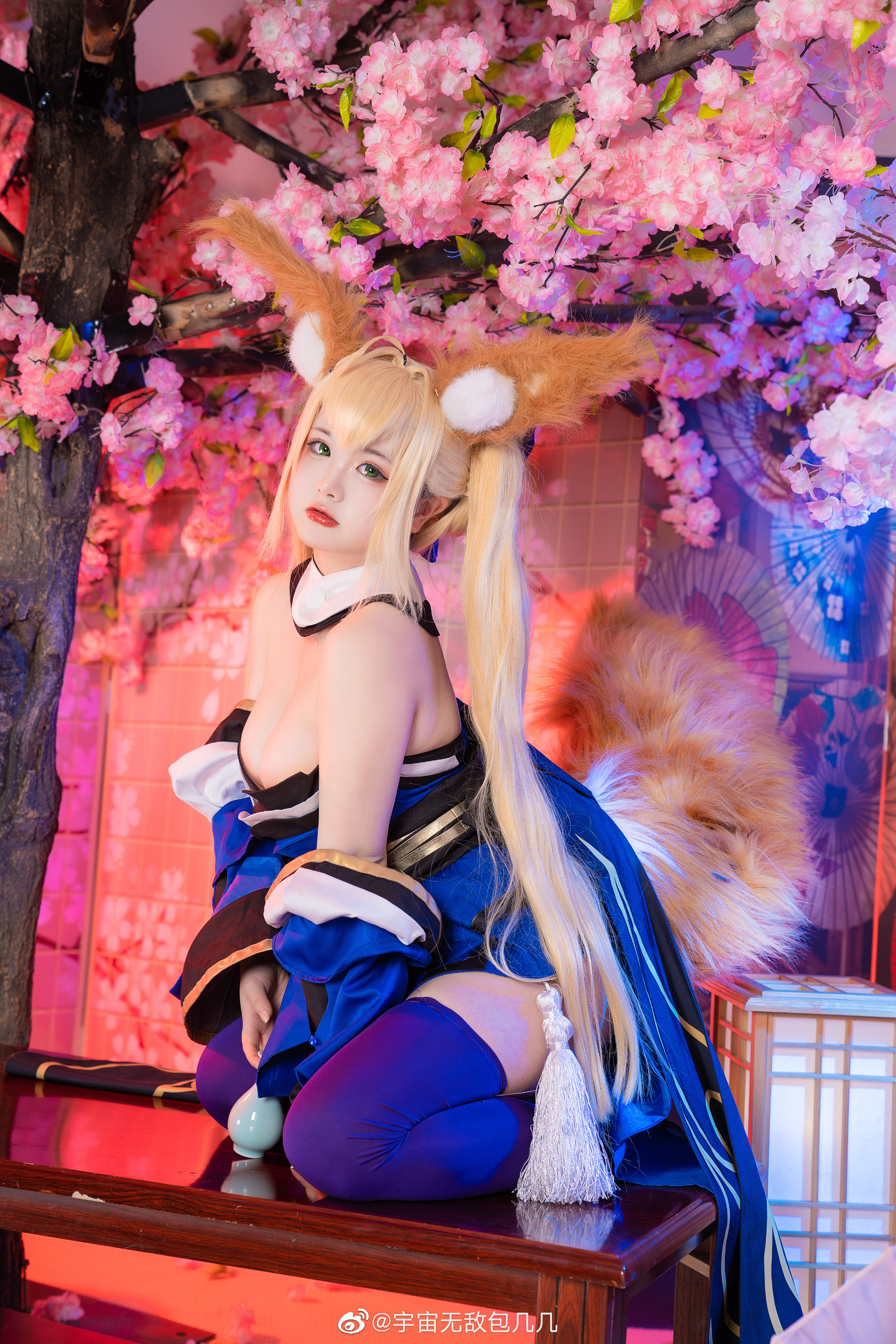 【COS正片】余也很喜欢欣赏樱花 FGO 尼禄·克劳狄乌斯@宇宙无敌包几几 COSPLAY-第3张