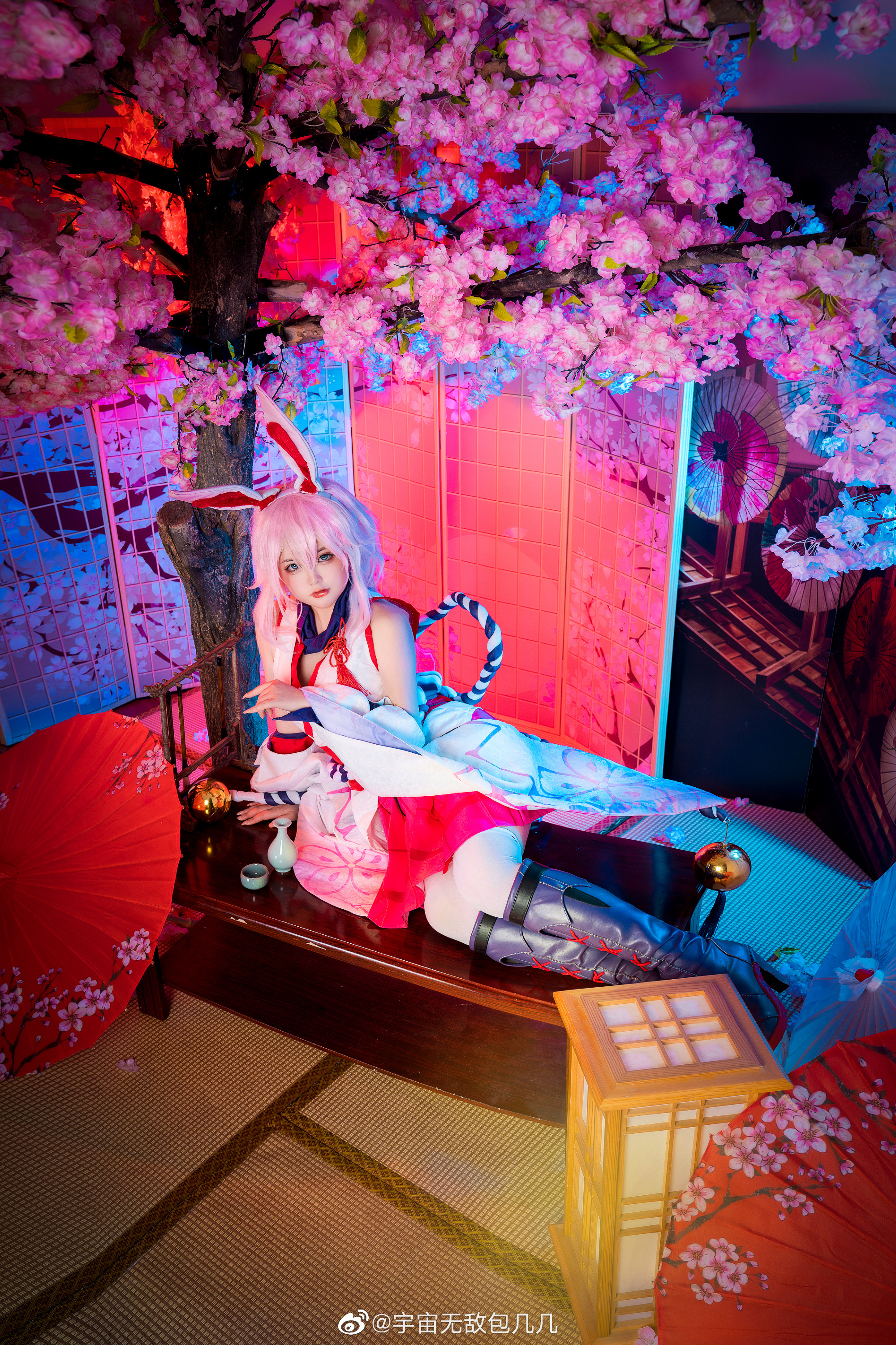 【COS】没想到醒来之时已经是五百年后了 崩坏3 八重樱@宇宙无敌包几几 COSPLAY-第6张