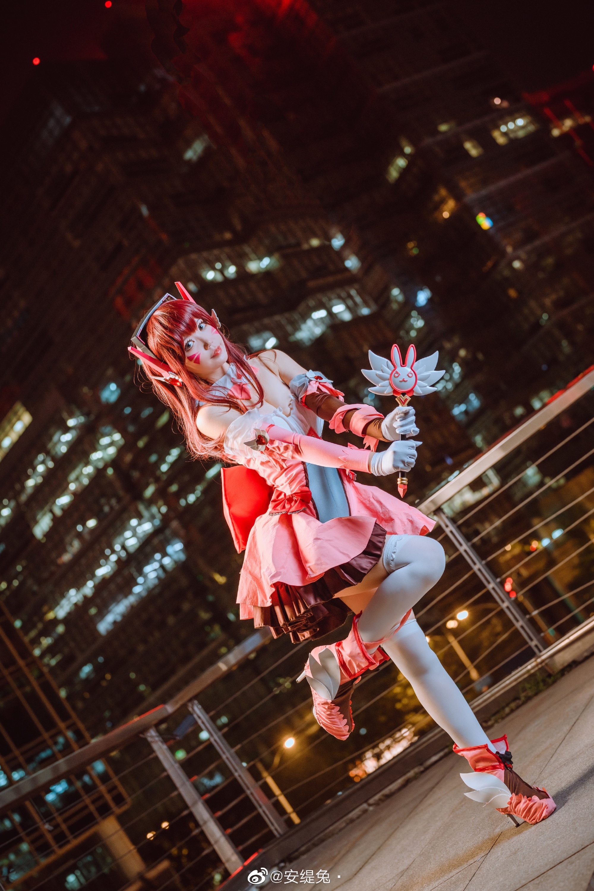 【COS】魔法少女D.va！出击！@安缇兔· COSPLAY-第3张