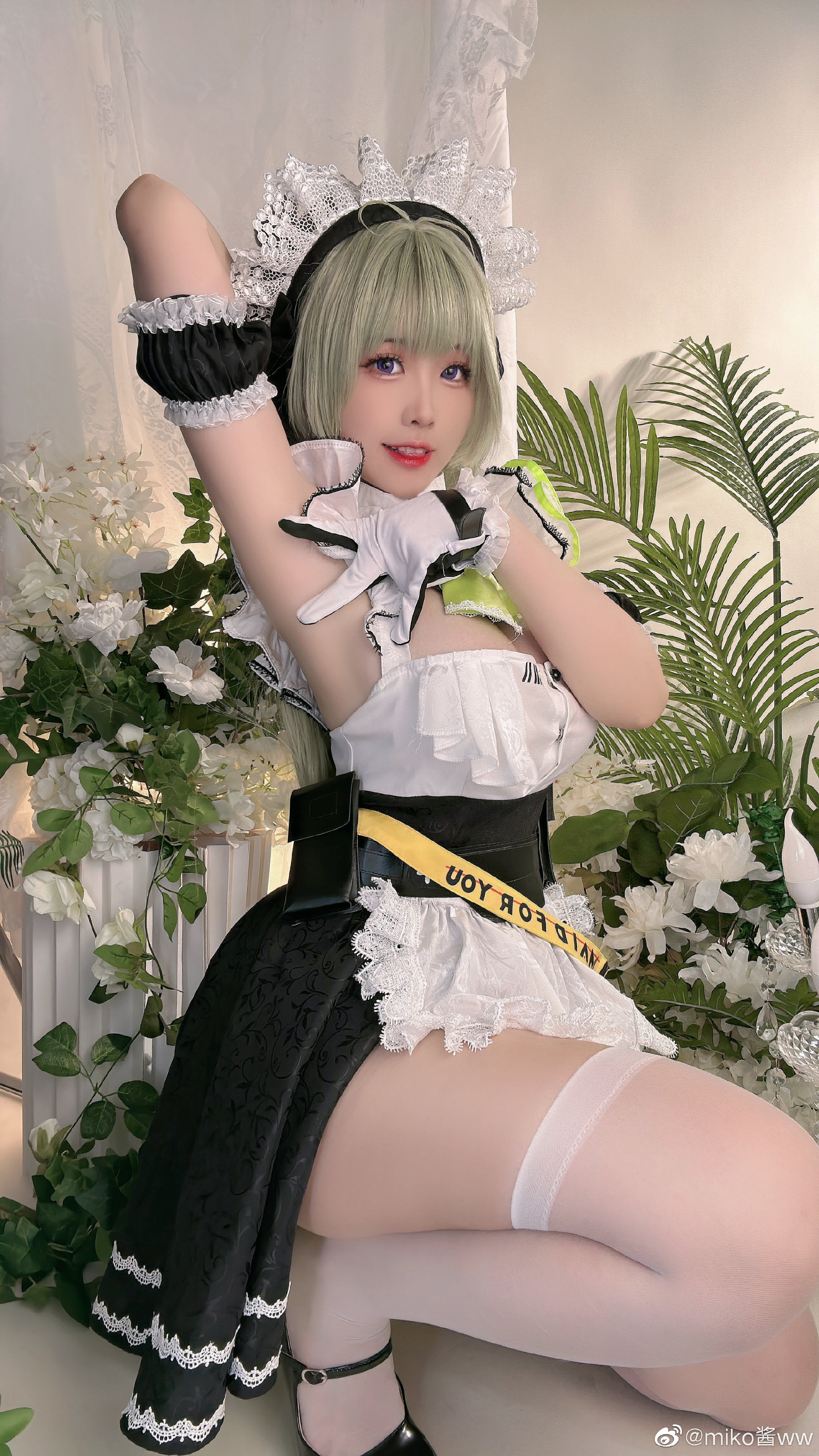 端午节安康〰️〰️吃女仆粽子嘛！Nikke:胜利女神 索达cos@miko酱ww COSPLAY-第3张