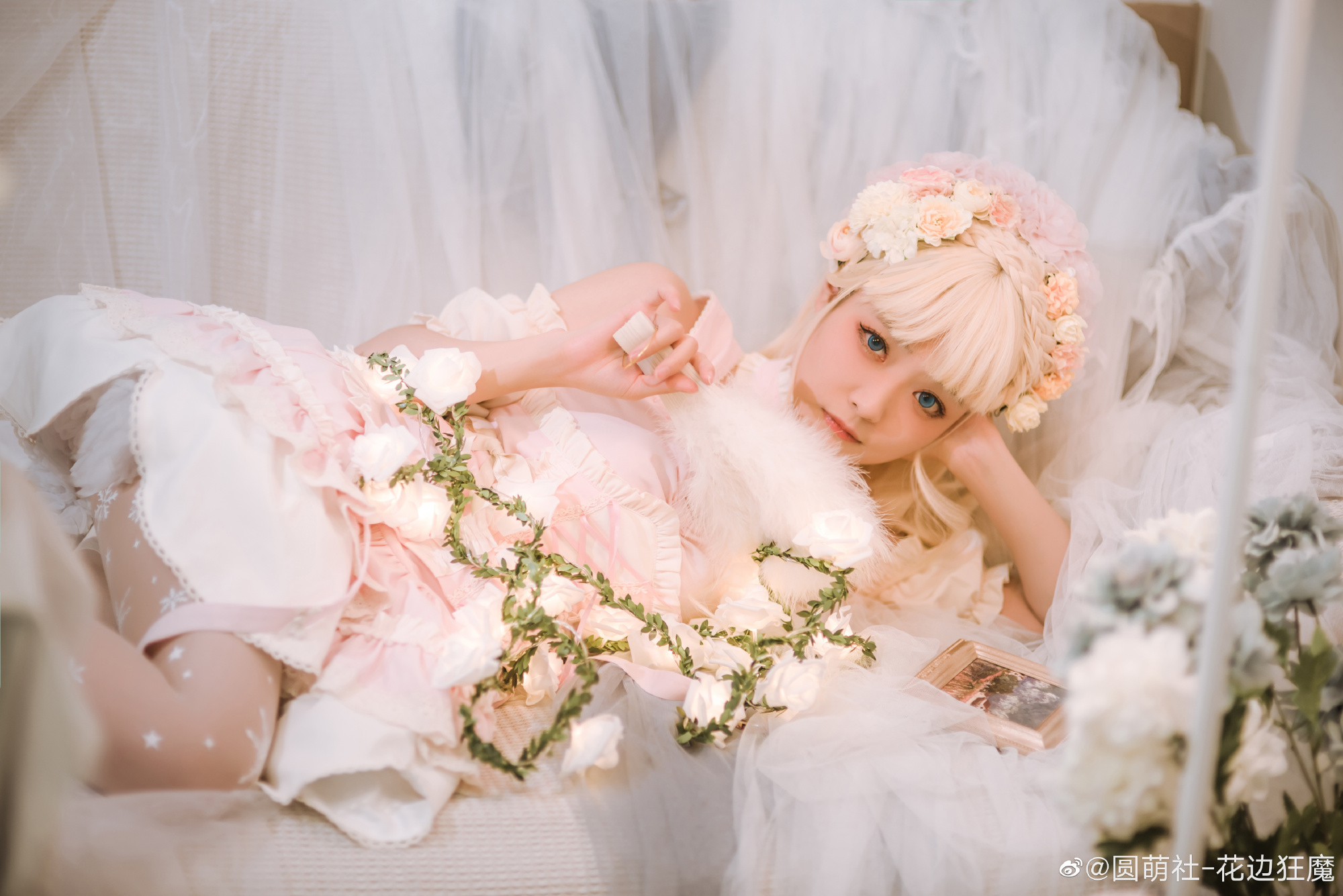 图片[1]-lolita装扮 这年头小公举那么多，给我也当一天没意见吧？@圆萌社-花边狂魔-米哈社