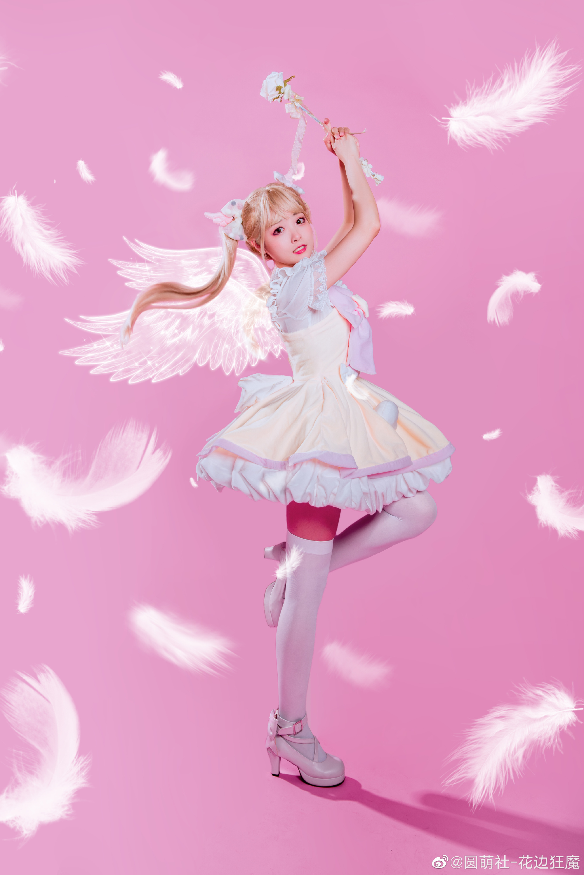 图片[1]-lolita 悄悄告诉你，我可是会飞的哦 @圆萌社-花边狂魔-米哈社