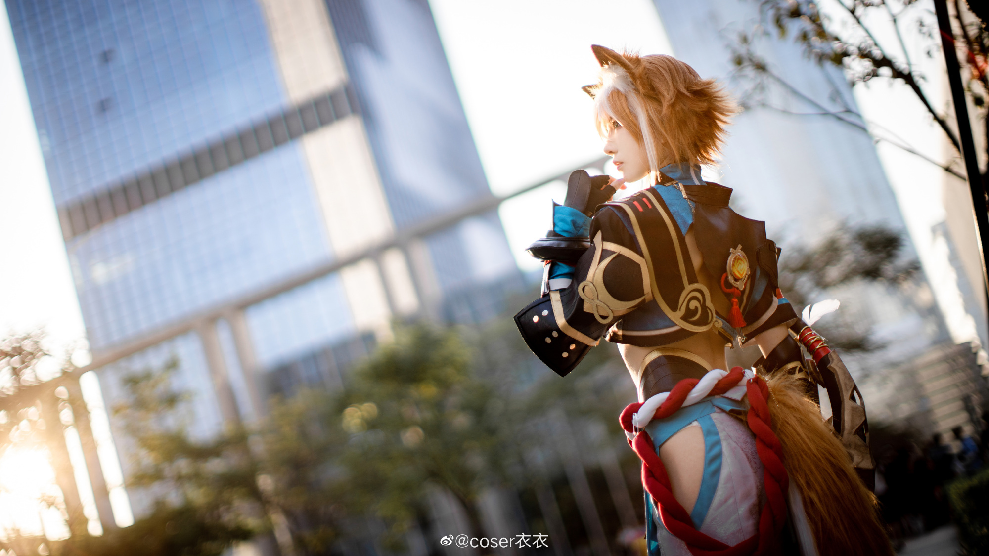 【COS】原神 海祈岛反抗军大将—五郎，前来助阵！@coser衣衣 COSPLAY-第6张