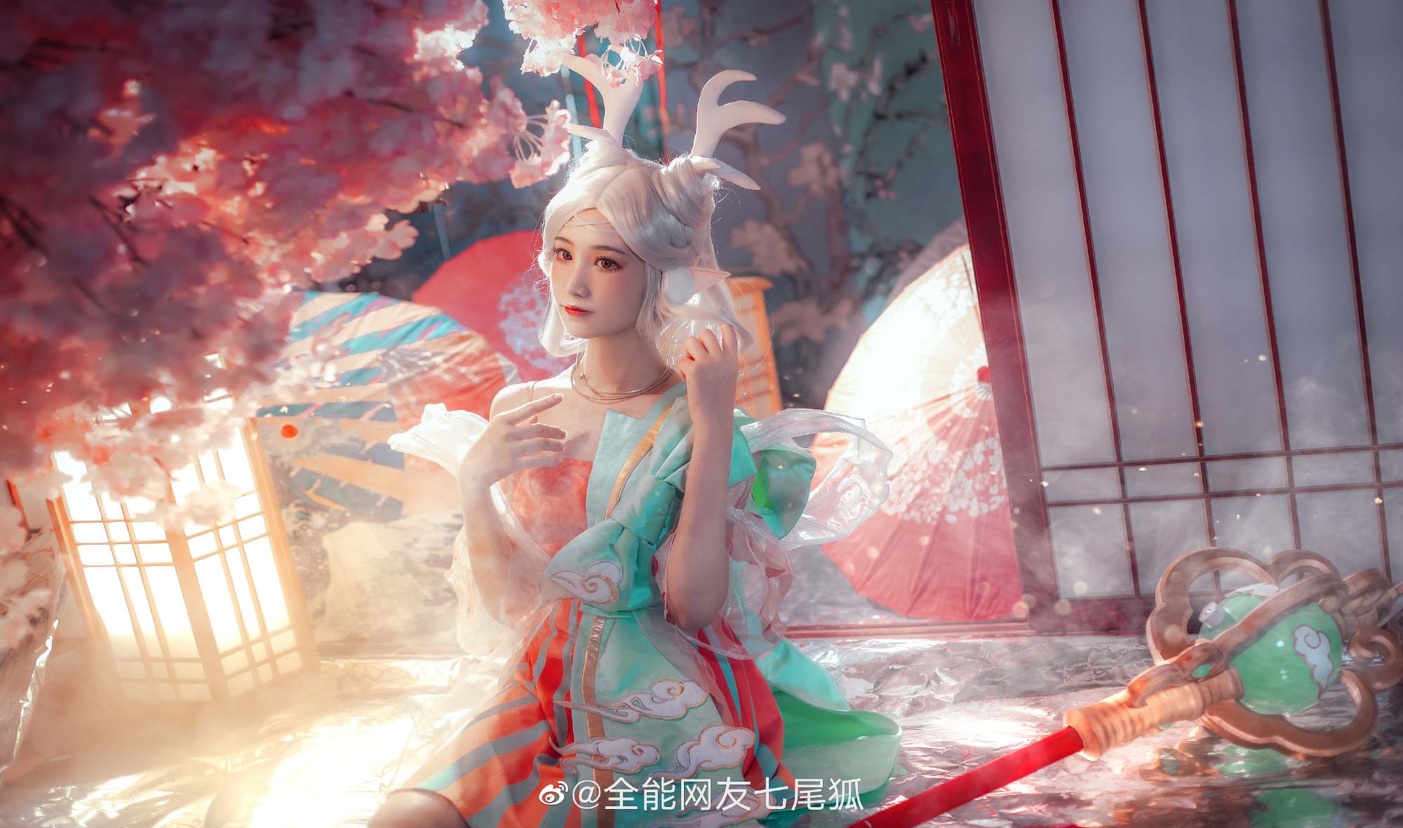 [COS]“万物有灵，生生不息” 王者荣耀cos 瑶瑶@全能网友七尾狐 COSPLAY-第6张