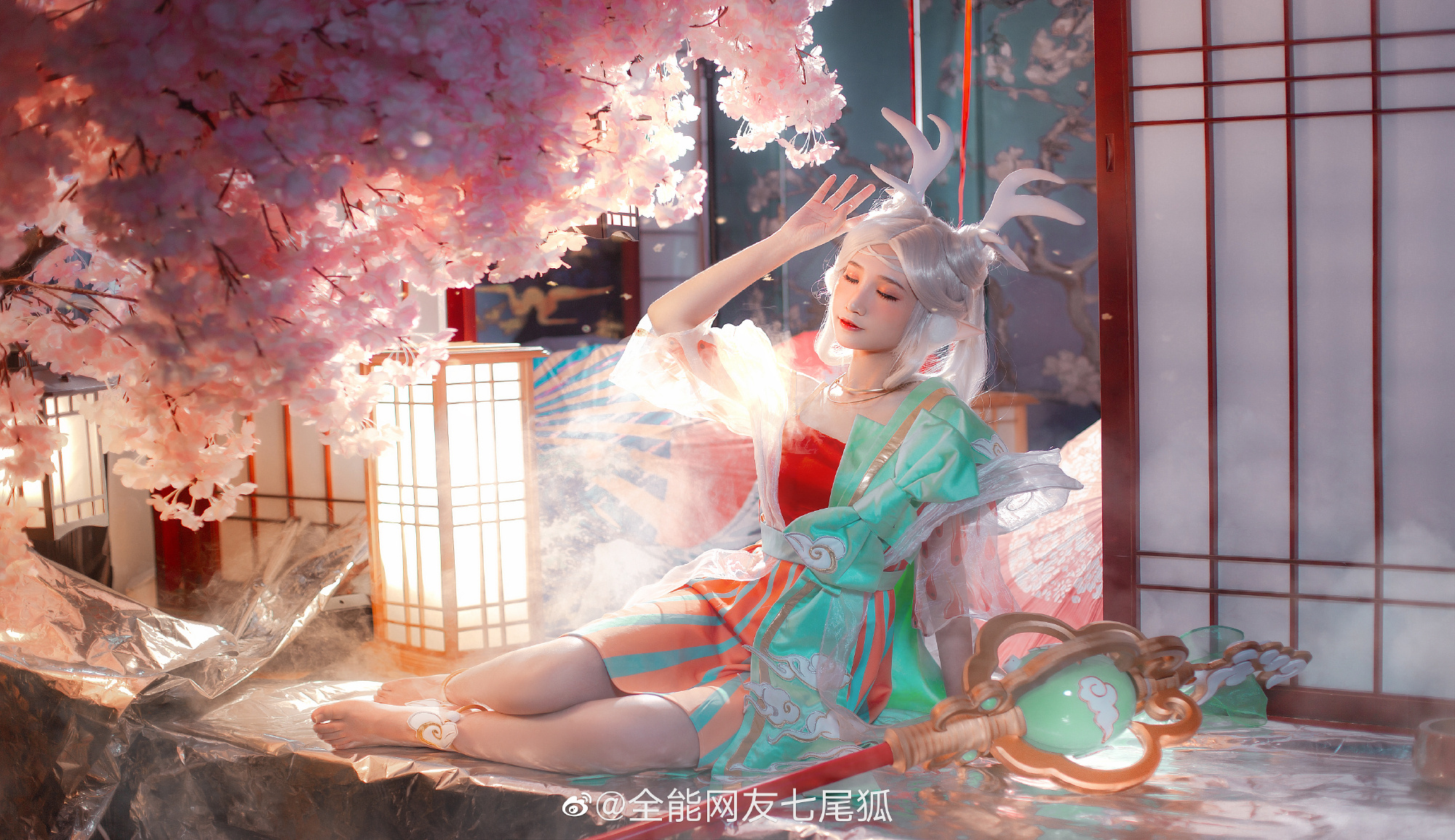 [COS]“万物有灵，生生不息” 王者荣耀cos 瑶瑶@全能网友七尾狐 COSPLAY-第14张