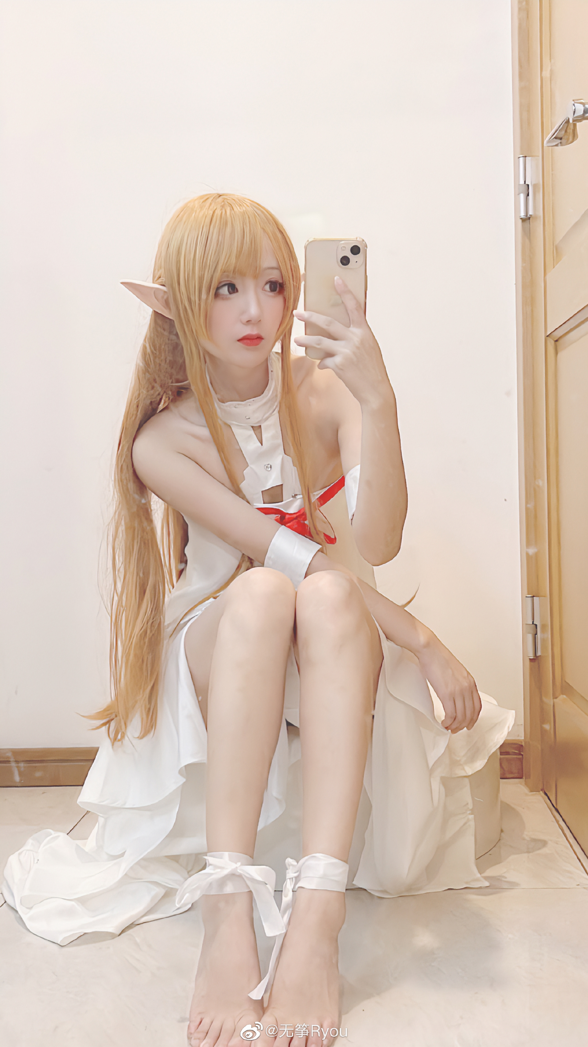 2023年了，是谁还在cos亚丝娜？ 刀剑神域 亚丝娜@无筝Ryou COSPLAY-第3张