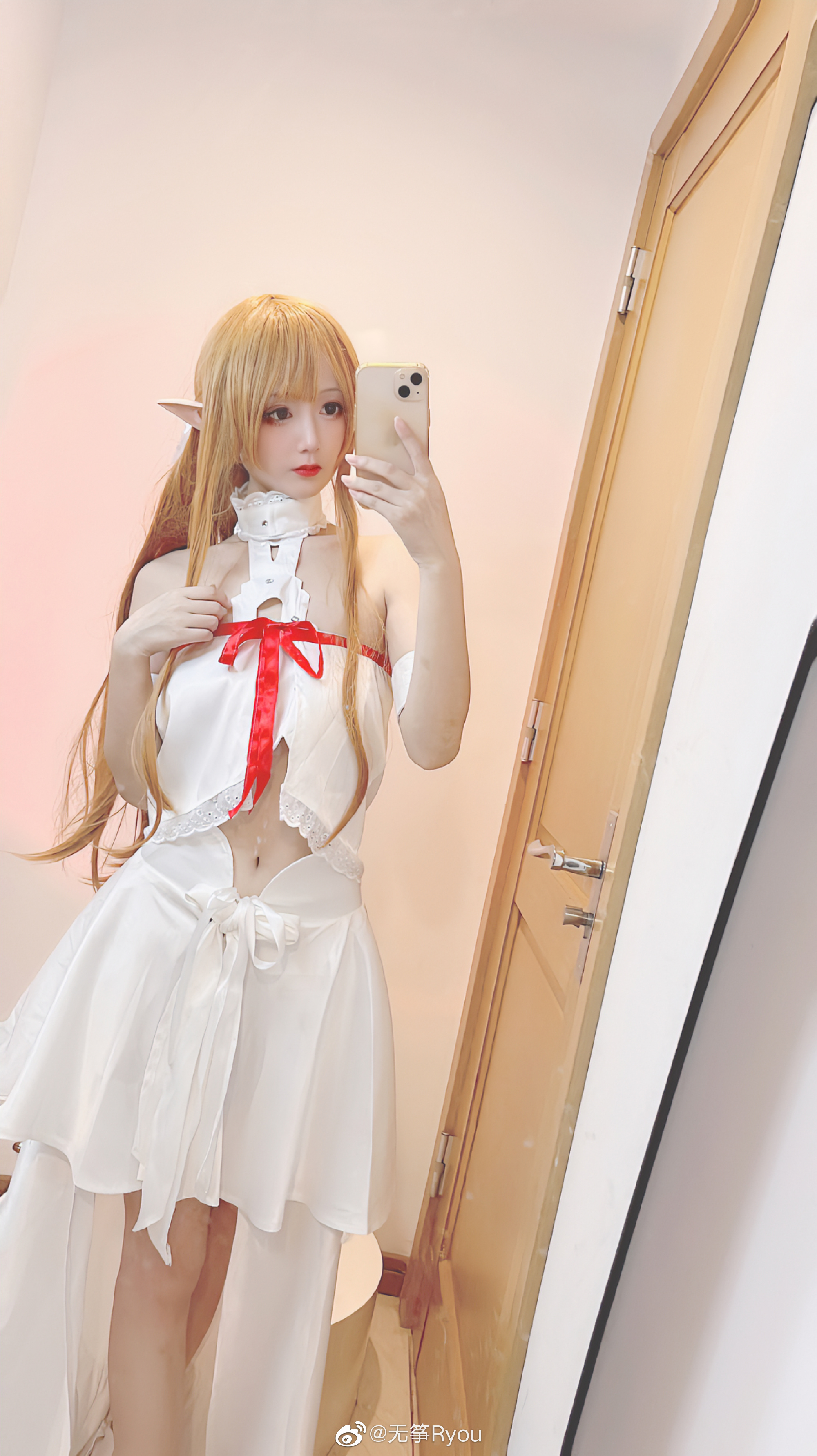 2023年了，是谁还在cos亚丝娜？ 刀剑神域 亚丝娜@无筝Ryou COSPLAY-第4张
