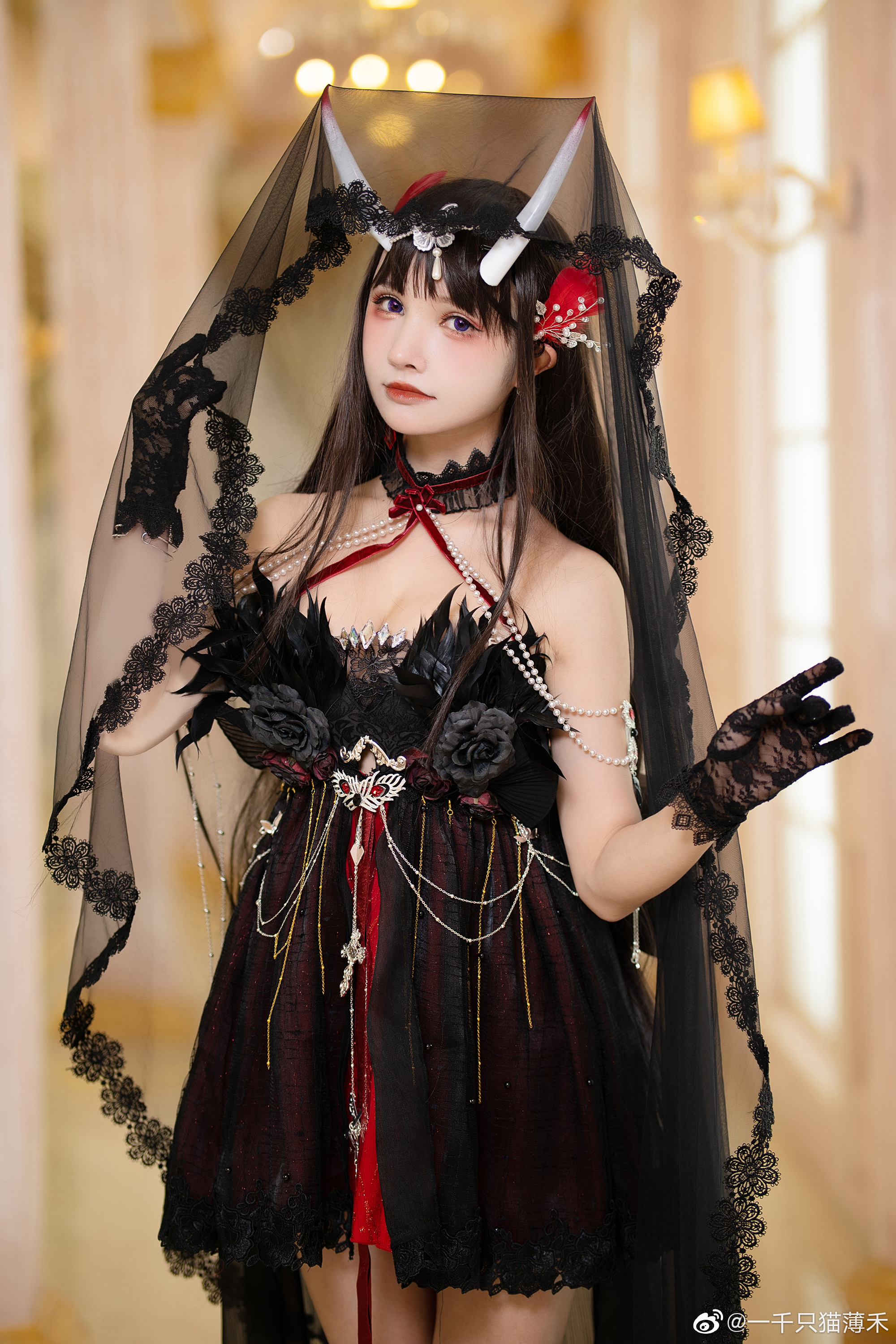 【COS】现在先忘却一切，共同享受属于我们的幸福吧 碧蓝航线 能代婚纱@一千只猫薄禾 COSPLAY-第18张