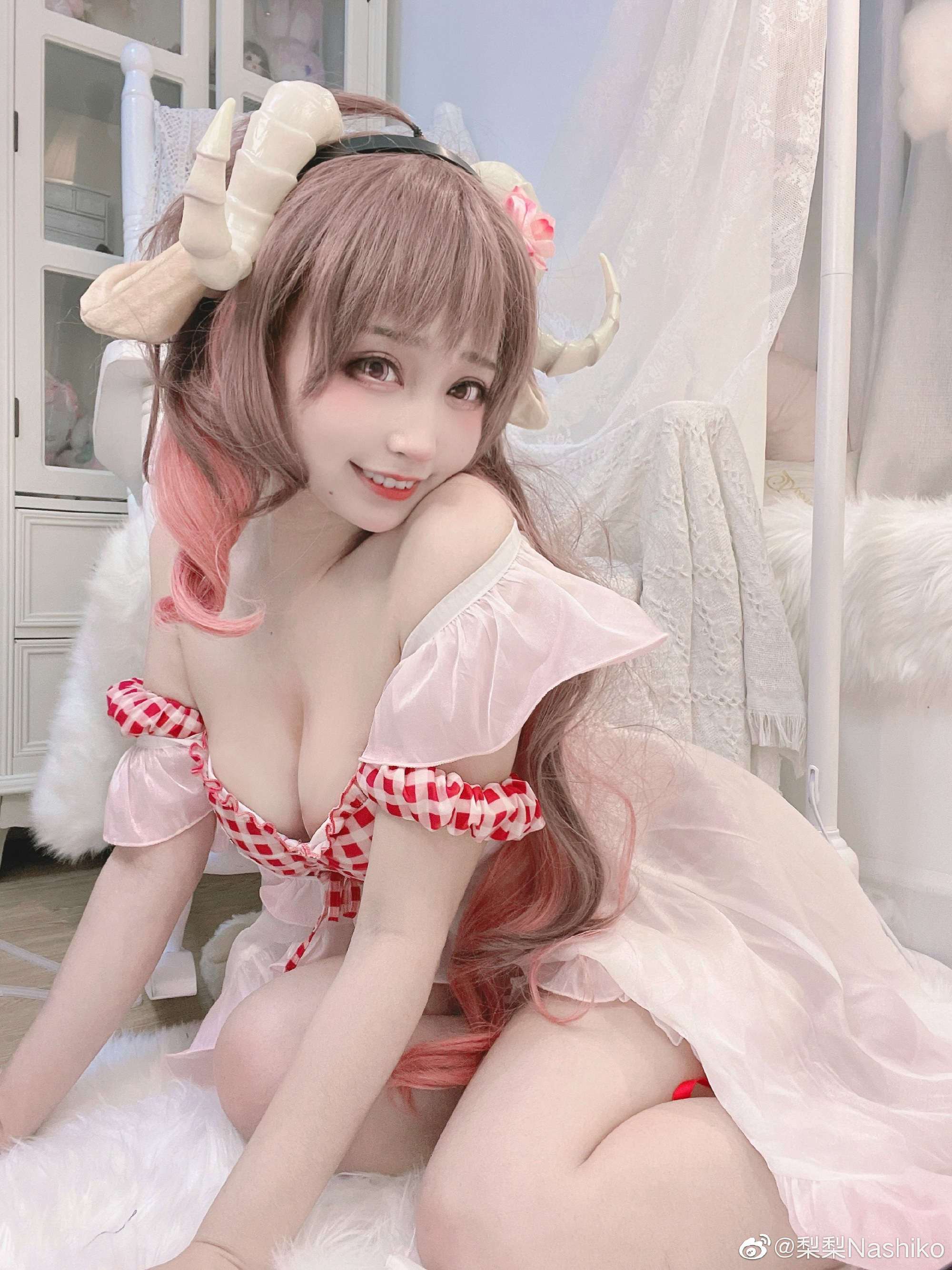 【COS】明日方舟 艾雅法拉*珊瑚海岸ver@梨梨Nashiko COSPLAY-第2张