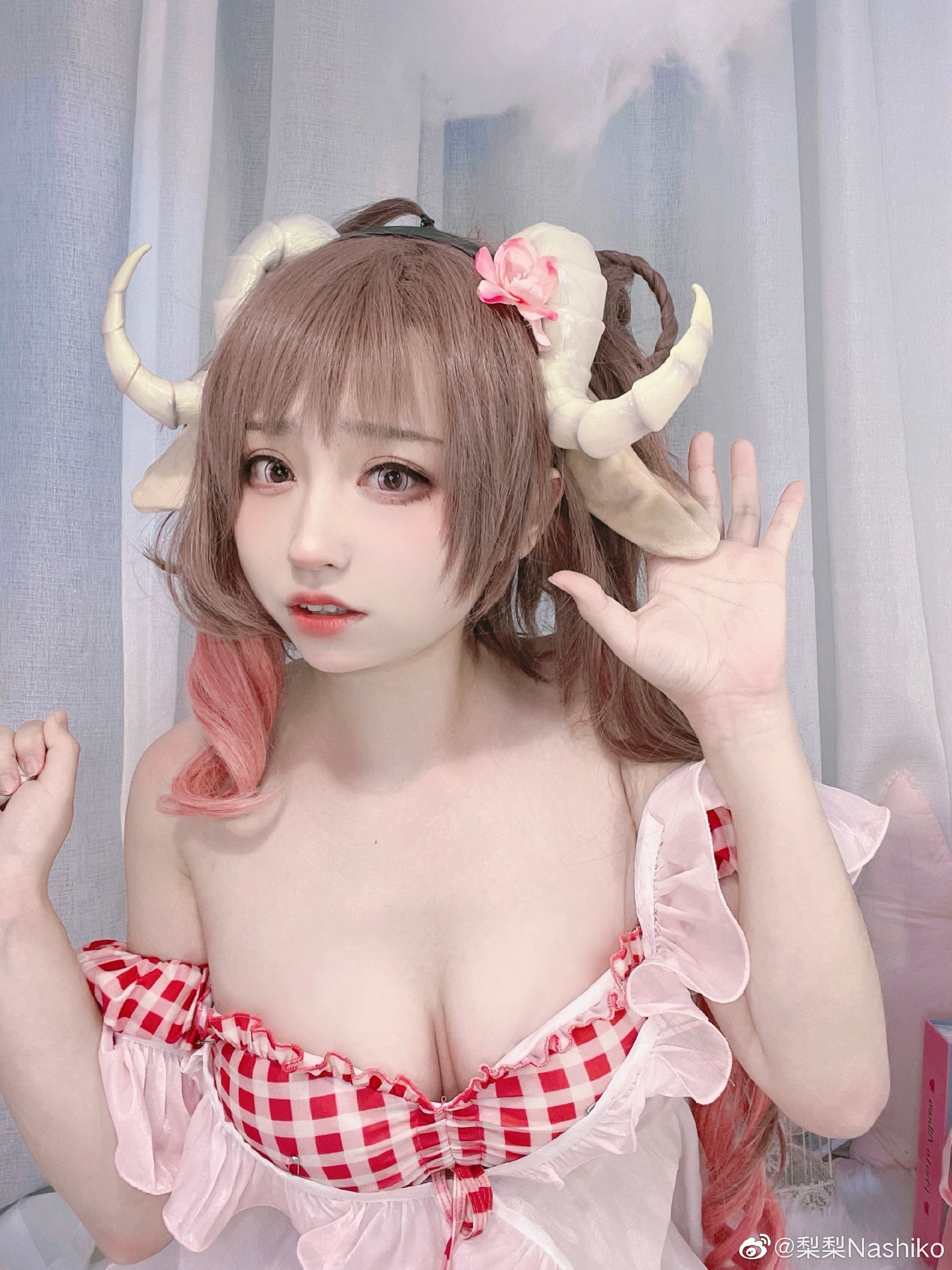 【COS】明日方舟 艾雅法拉*珊瑚海岸ver@梨梨Nashiko COSPLAY-第4张