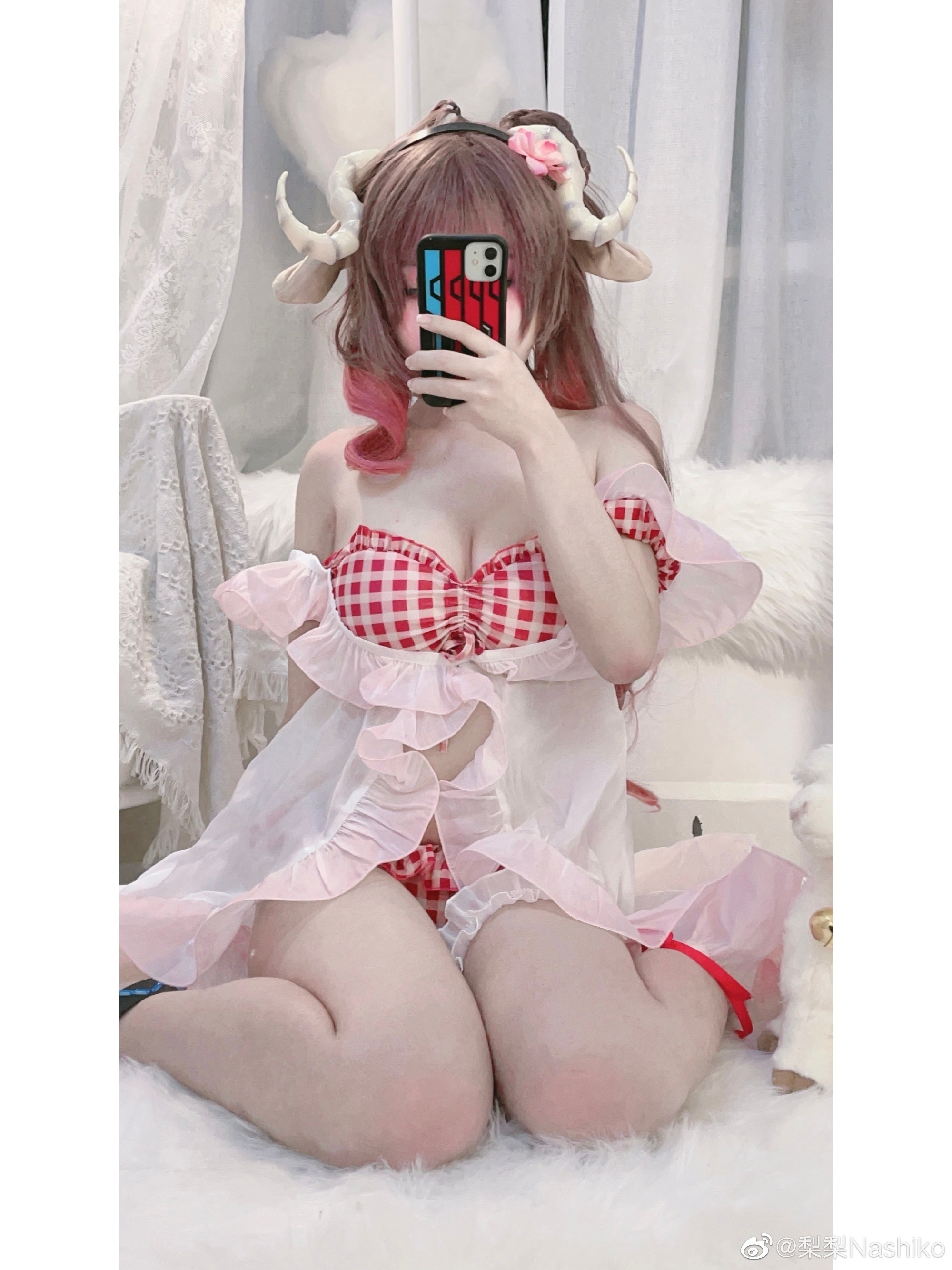 【COS】明日方舟 艾雅法拉*珊瑚海岸ver@梨梨Nashiko COSPLAY-第8张