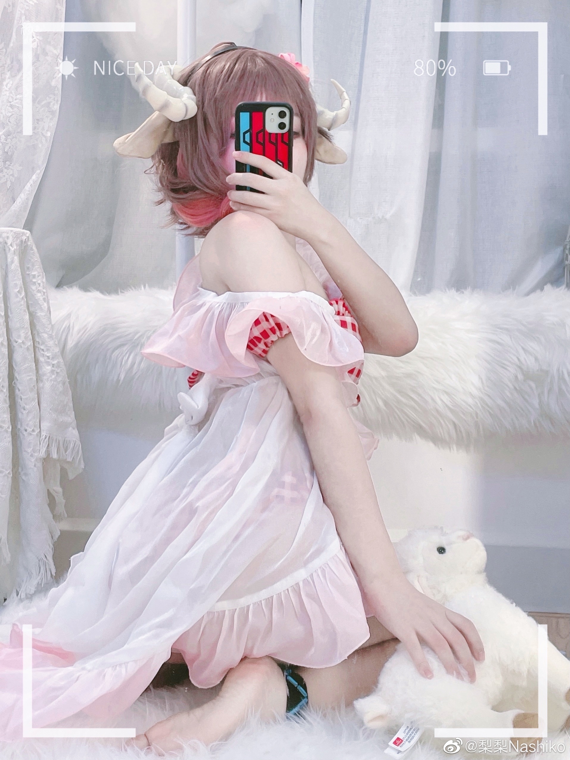 【COS】明日方舟 艾雅法拉*珊瑚海岸ver@梨梨Nashiko COSPLAY-第9张