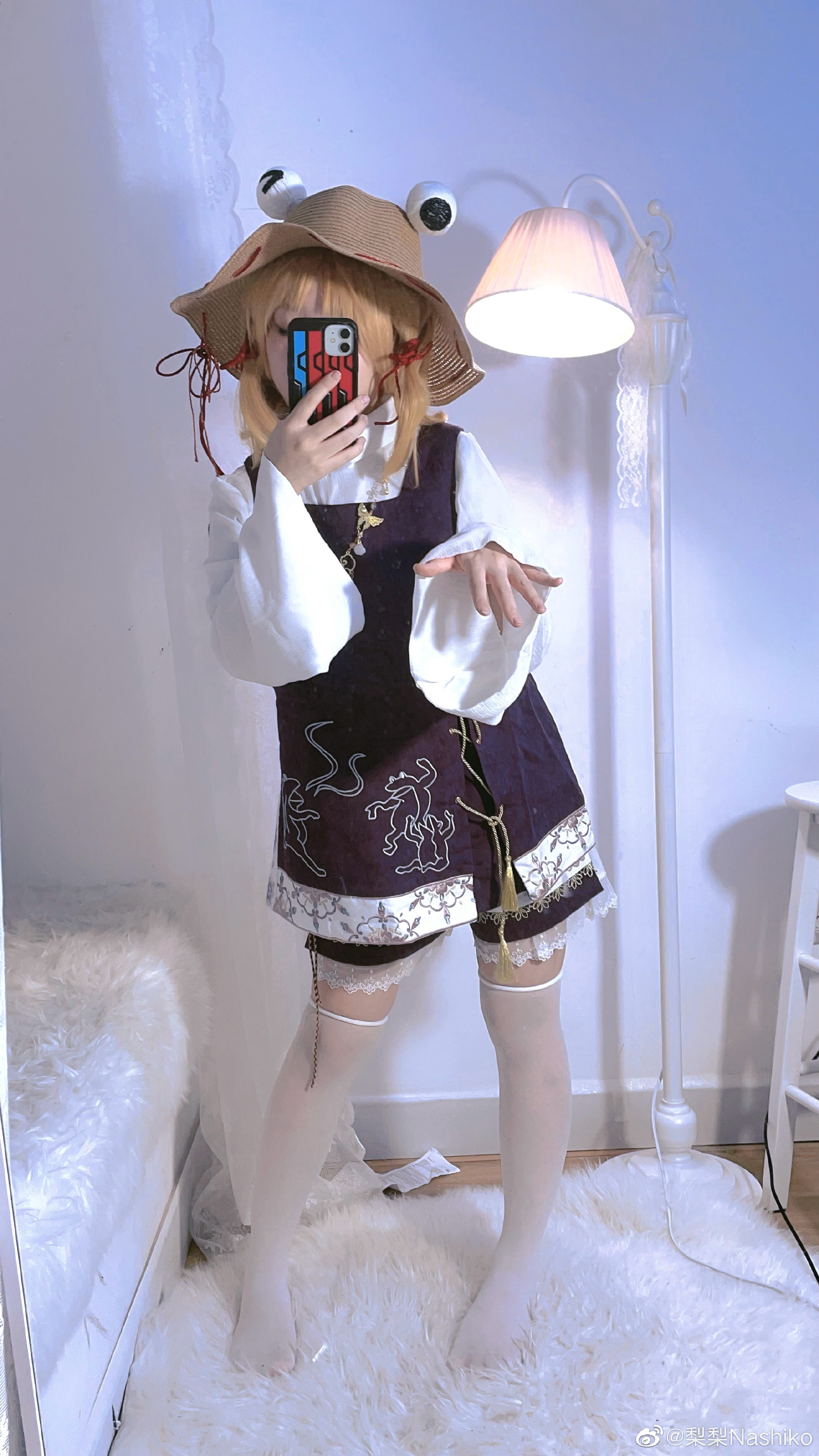 【COS】啊，慢慢陷入恐怖的地底或许也很好吧 东方project 洩矢诹访子@梨梨Nashiko COSPLAY-第11张