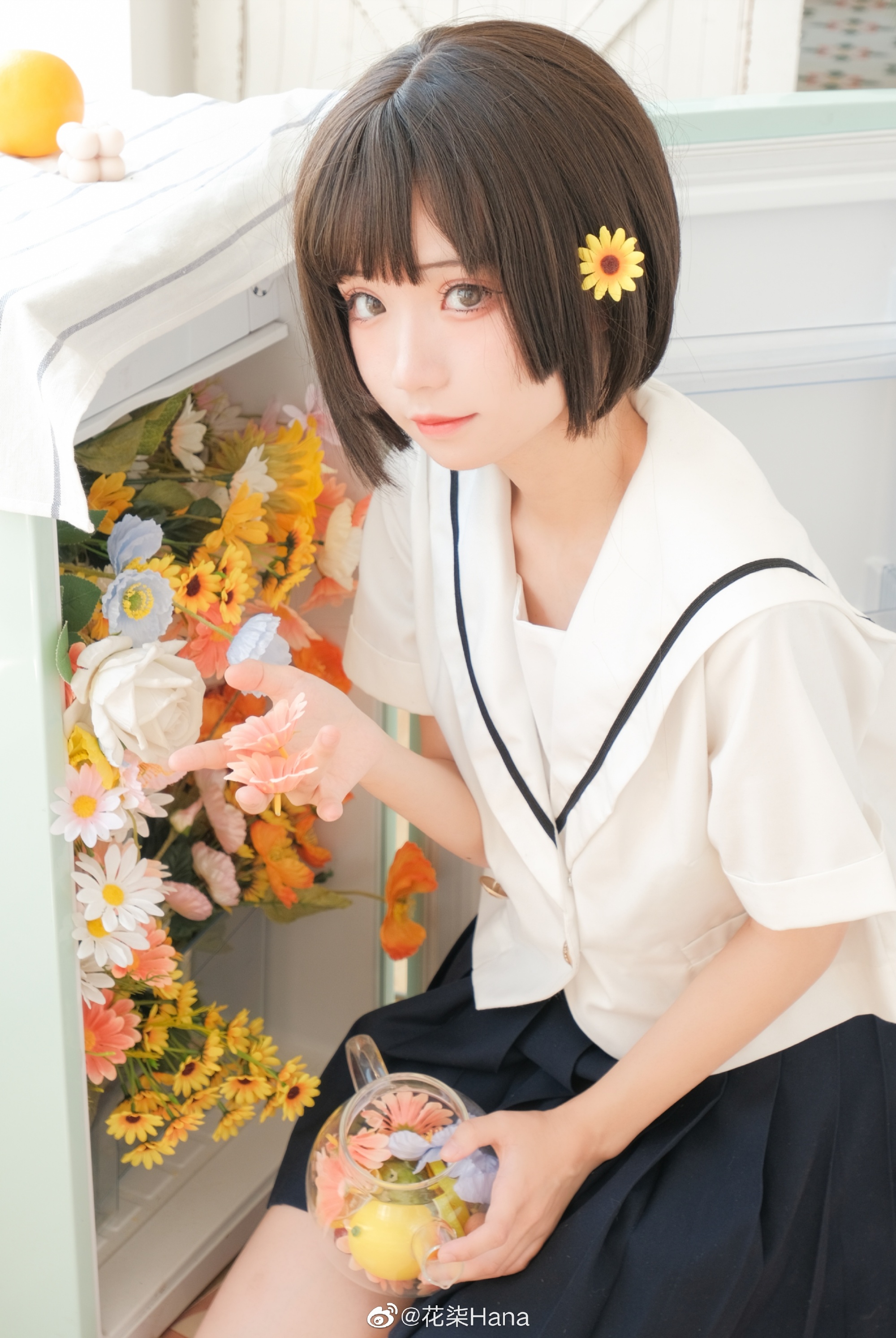 图片[3]-[JK] jk日常 少女写真 @花柒Hana-米哈社