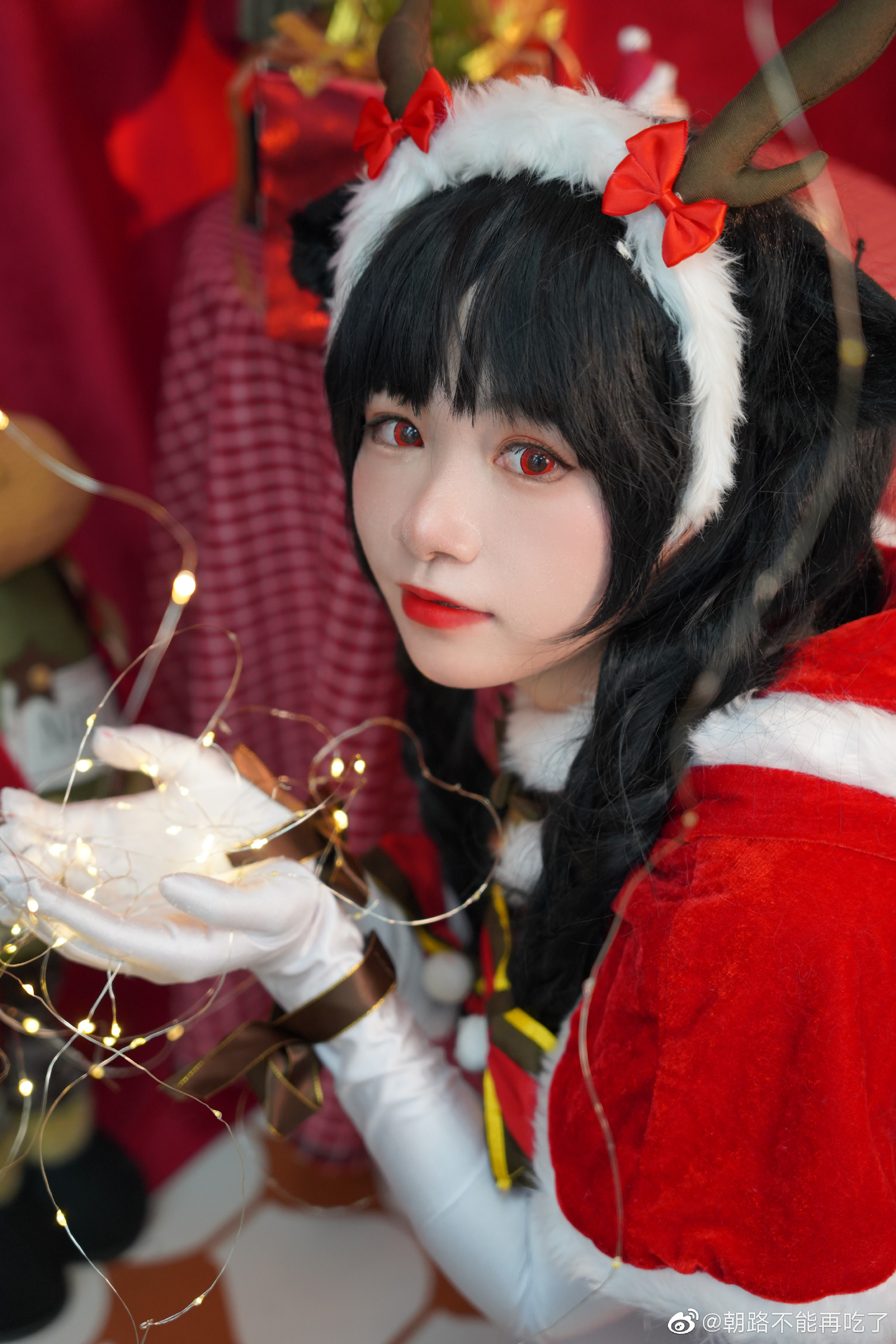 【COS】碧蓝航线 圣诞节@朝路不能再吃了 COSPLAY-第8张