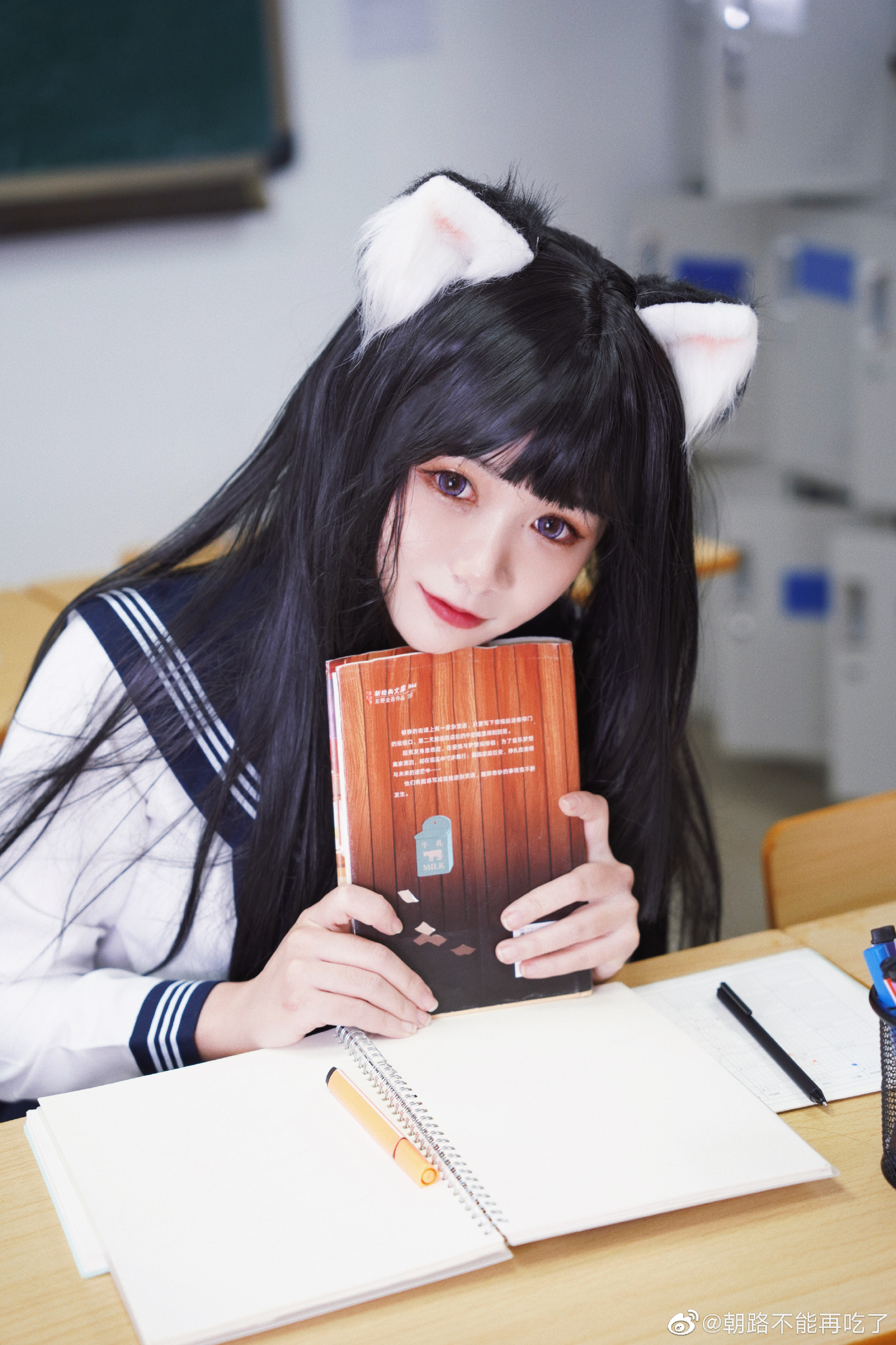 【COS】千反田爱瑠 爱瑠猫猫cos@朝路不能再吃了 COSPLAY-第10张
