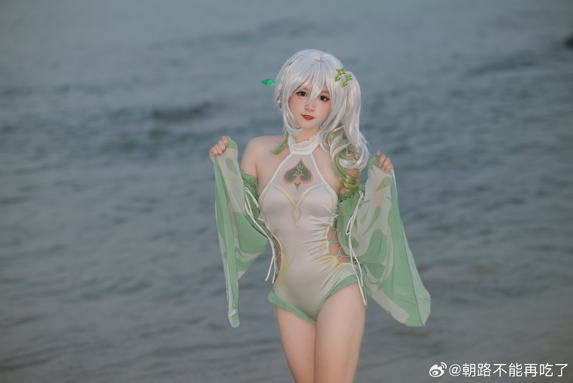 cosplay 纳西妲 草神@朝路不能再吃了 COSPLAY-第2张