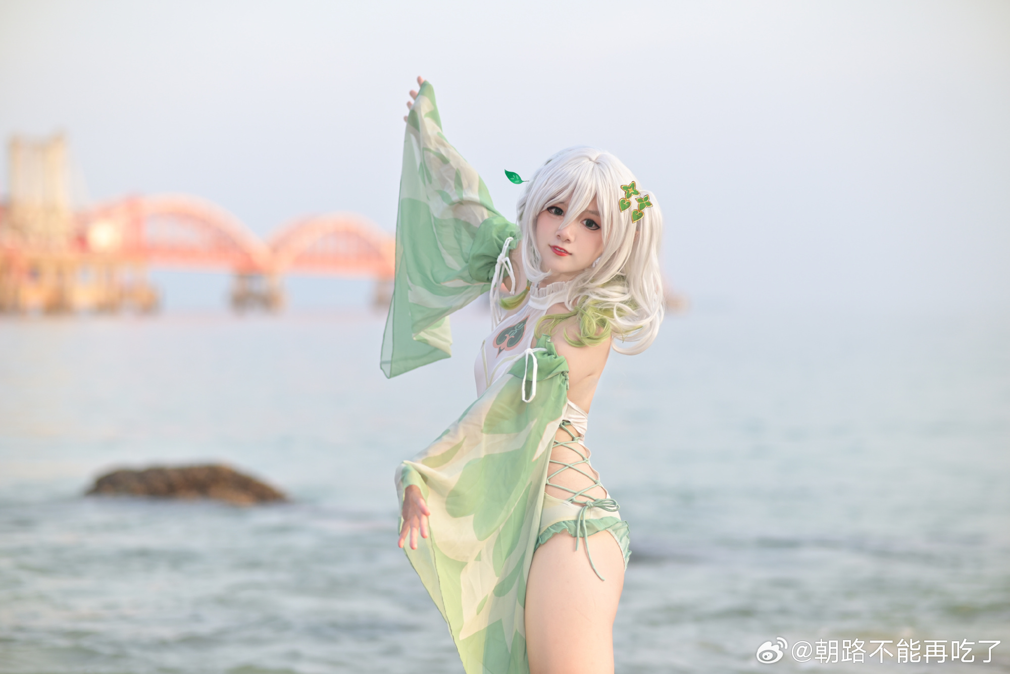 cosplay 纳西妲 草神@朝路不能再吃了 COSPLAY-第4张