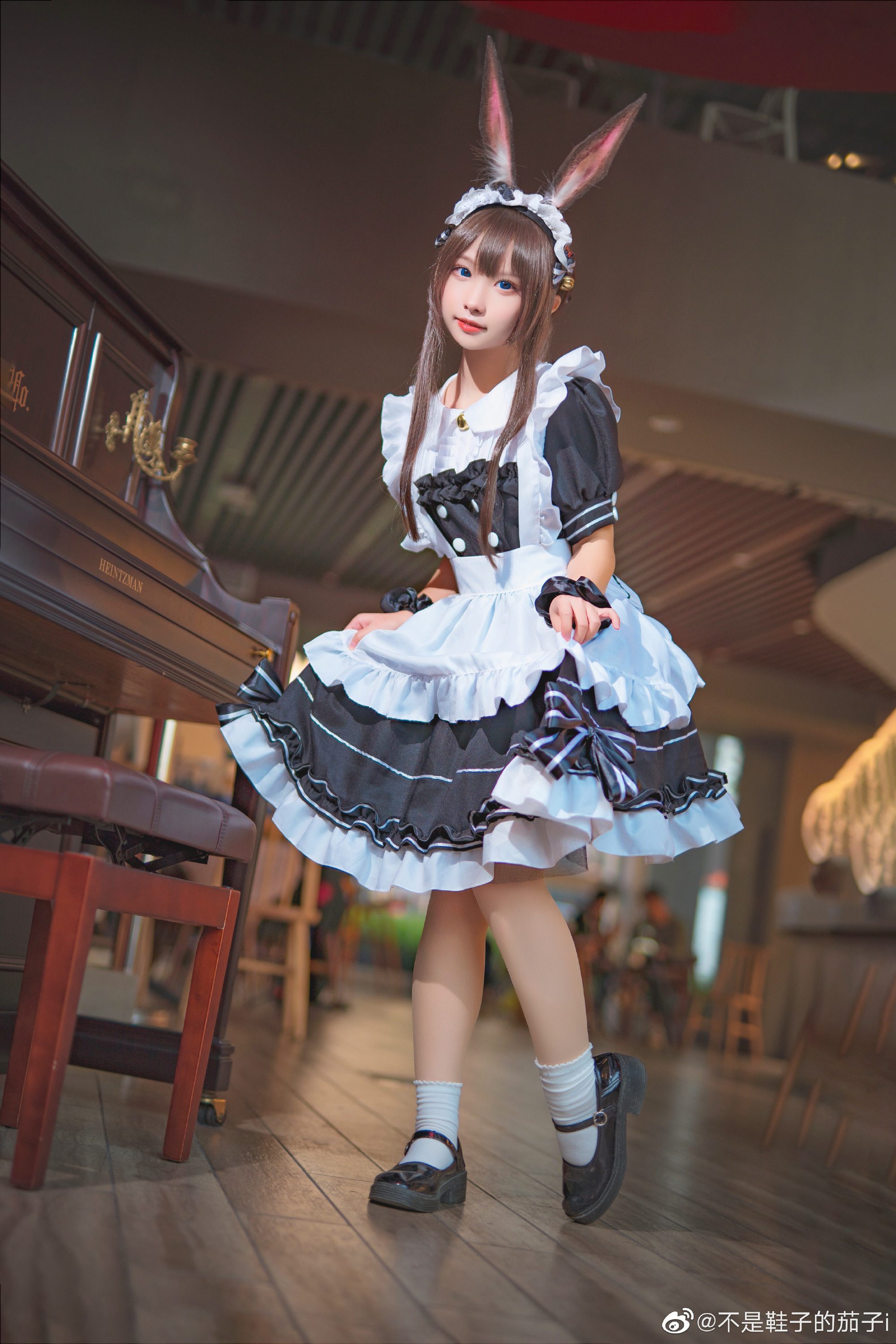 【COS】要....尝尝我做的蛋包饭吗....明日方舟  阿米娅女仆cos！@不是鞋子的茄子i COSPLAY-第4张