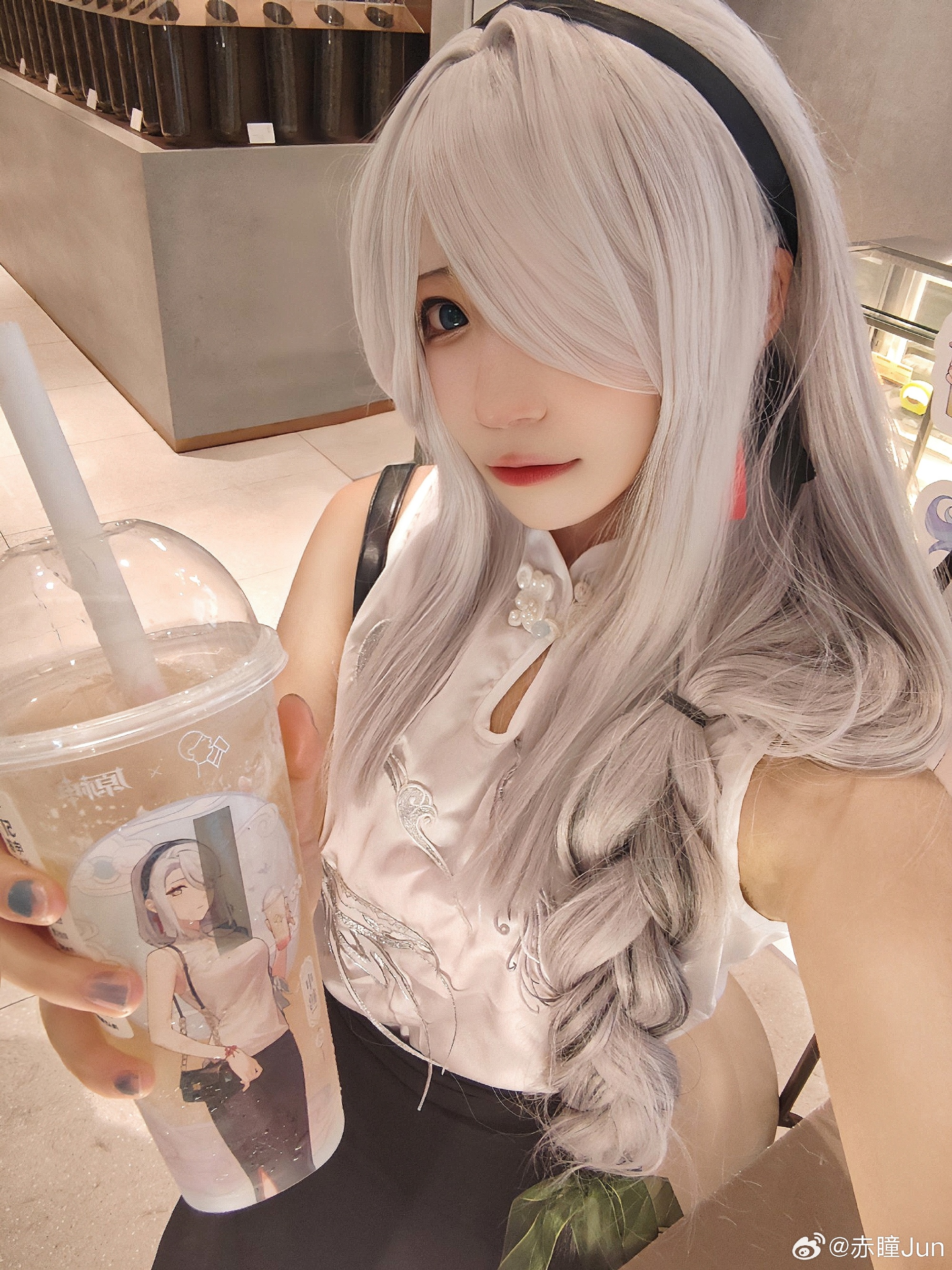 原神 申鹤.@赤瞳Jun COSPLAY-第3张