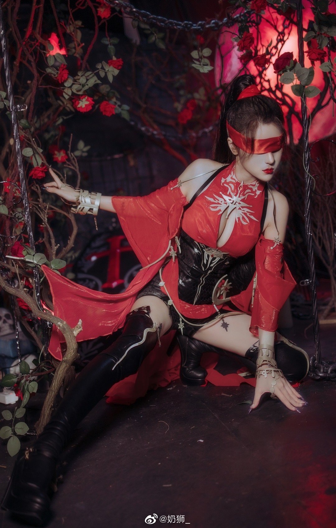 【COS正片】这件衣服不错 我很喜欢 永劫无间 宁红夜@奶狮_ COSPLAY-第9张
