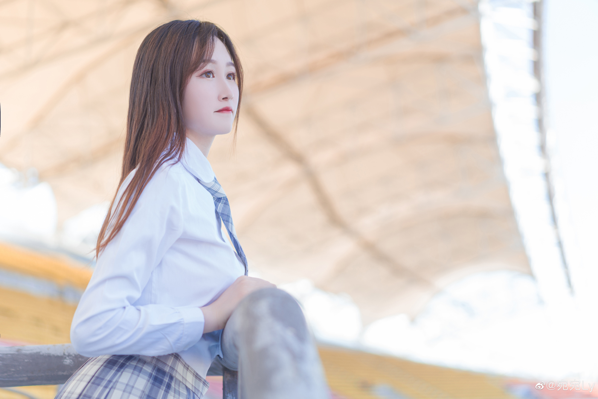 图片[4]-[JK写真]好想看你穿jk的样子 @宛宛Ly-米哈社