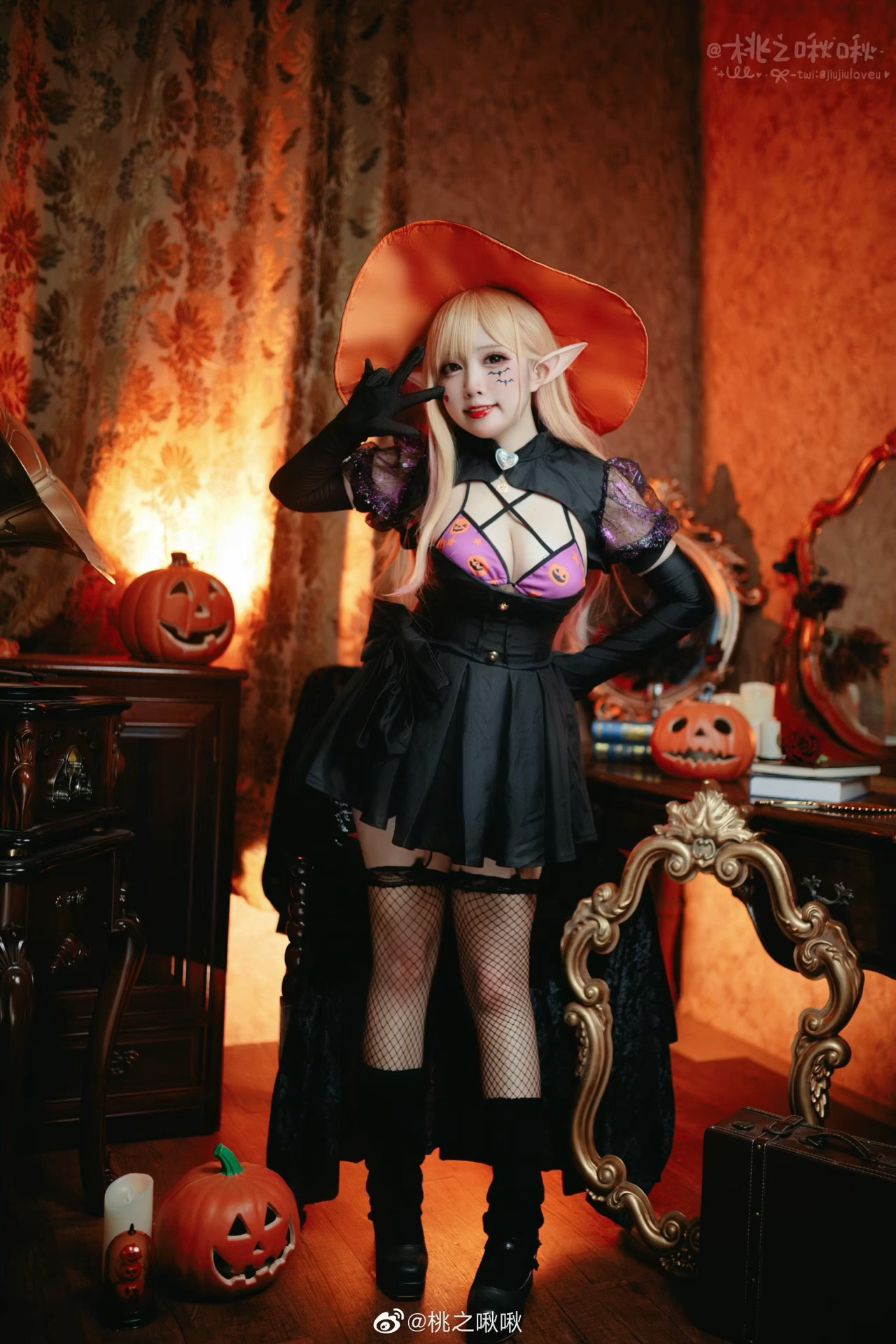 【COS】万圣前前前？夜₊⁺ 更衣人偶坠入爱河 喜多川海梦@桃之啾啾 COSPLAY-第2张