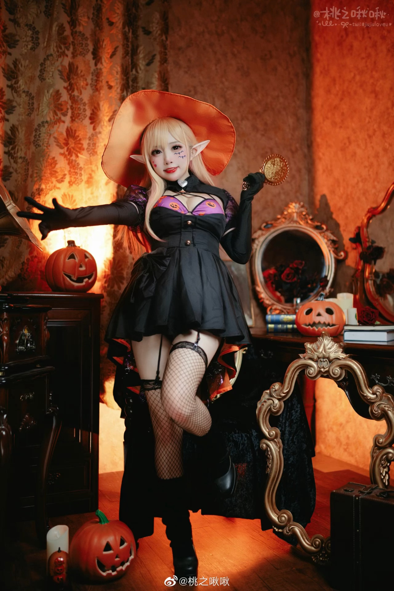 【COS】万圣前前前？夜₊⁺ 更衣人偶坠入爱河 喜多川海梦@桃之啾啾 COSPLAY-第6张