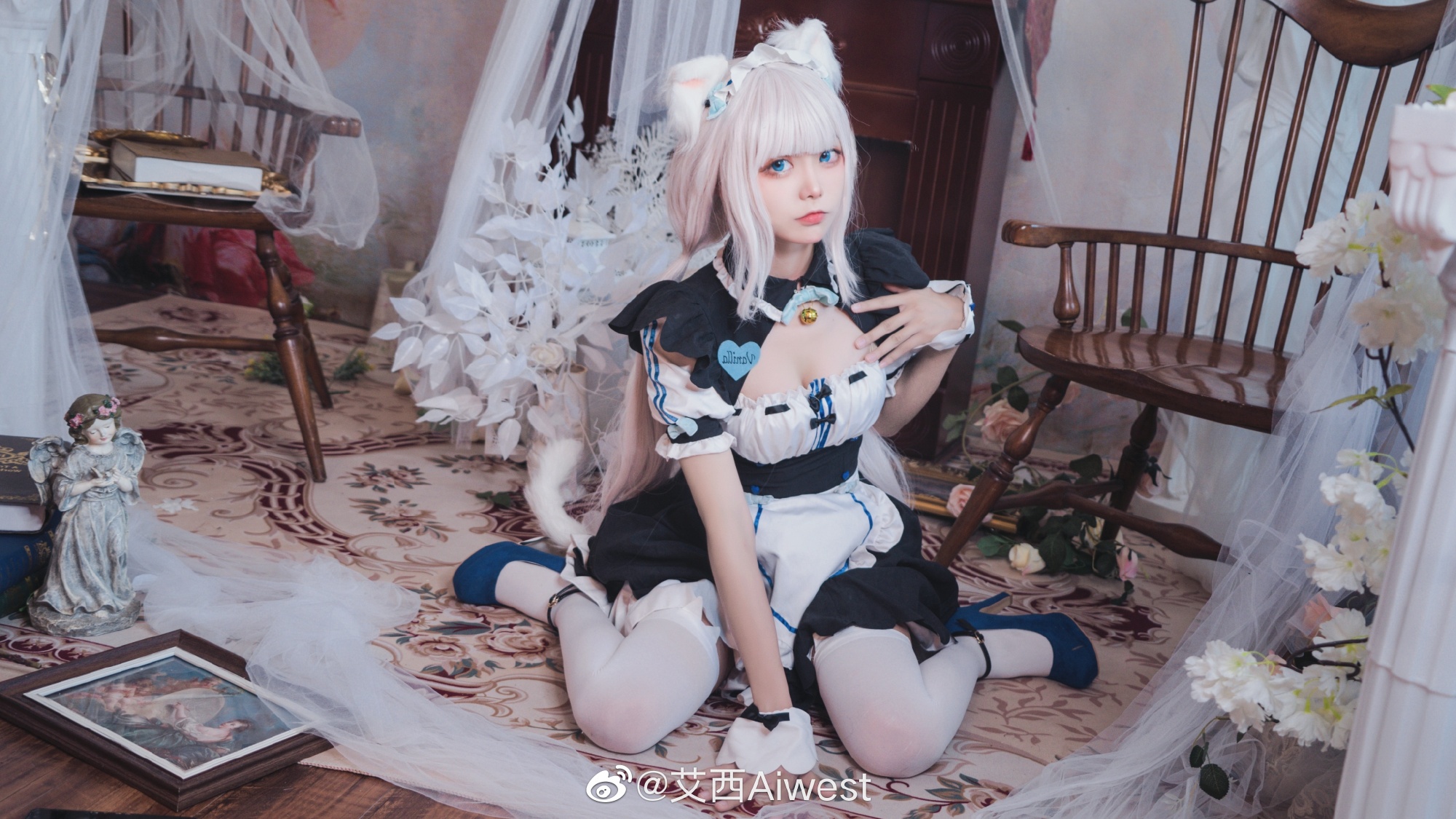 【COS】虽然很喜欢巧克力，但也请主人摸摸我的头可以吗？ 猫娘乐园 巧克力与香子兰 香子兰@艾西Aiwest COSPLAY-第3张