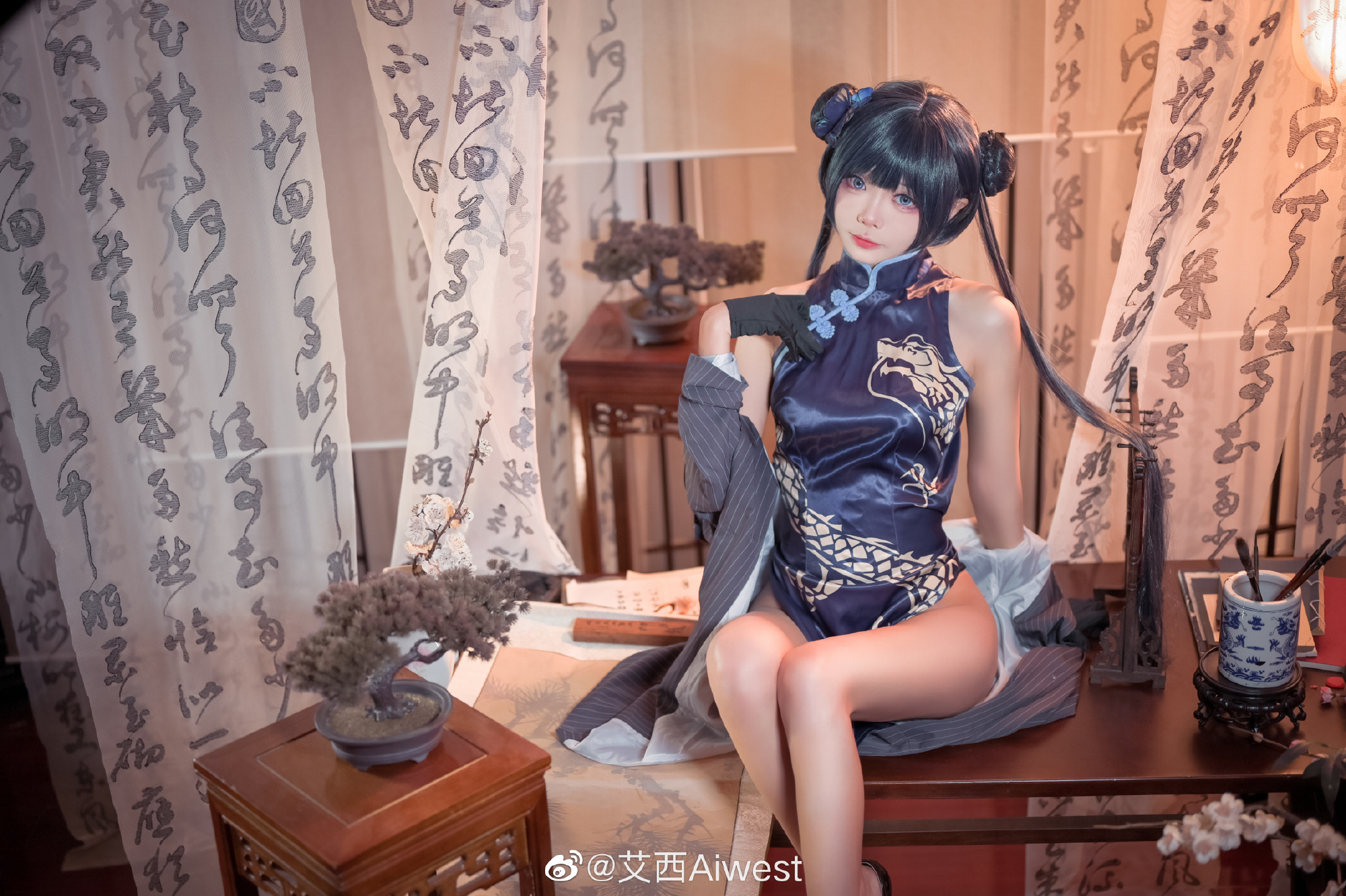 会长高的，别在说我长不高了… 碧蓝档案 妃咲@艾西Aiwest COSPLAY-第8张