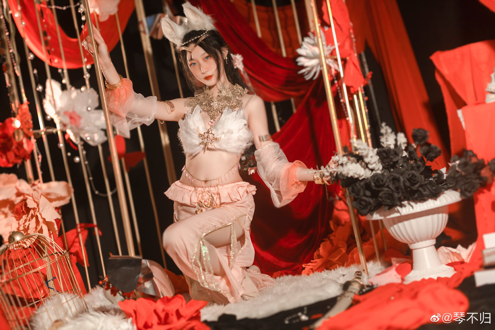 【COS】你以为我穿成这样是为了取悦你吗？ 永劫无间 迦南@琴不归 COSPLAY-第2张