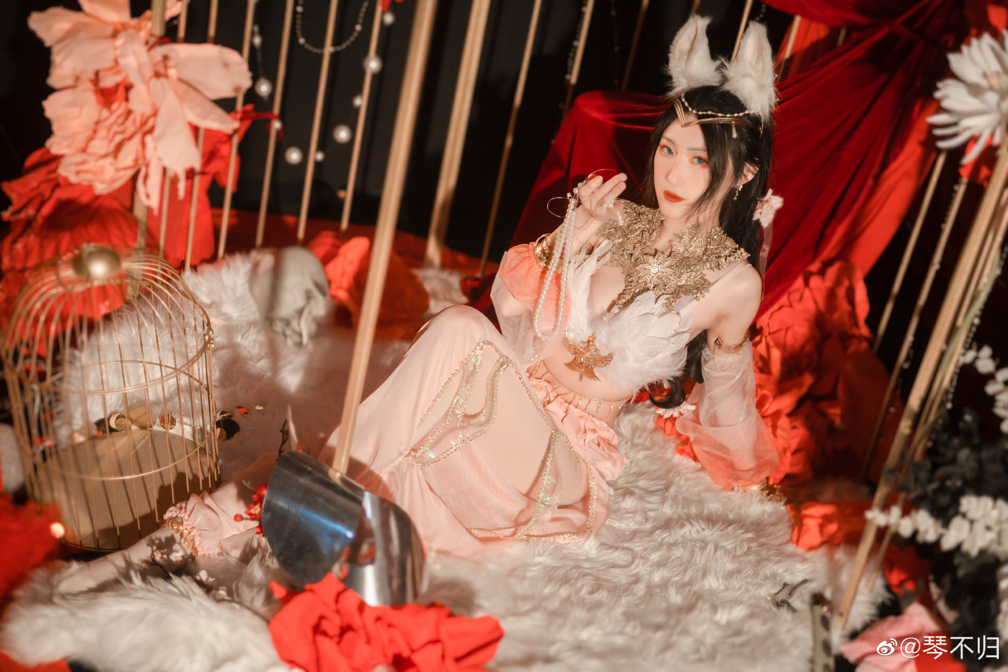 【COS】你以为我穿成这样是为了取悦你吗？ 永劫无间 迦南@琴不归 COSPLAY-第3张