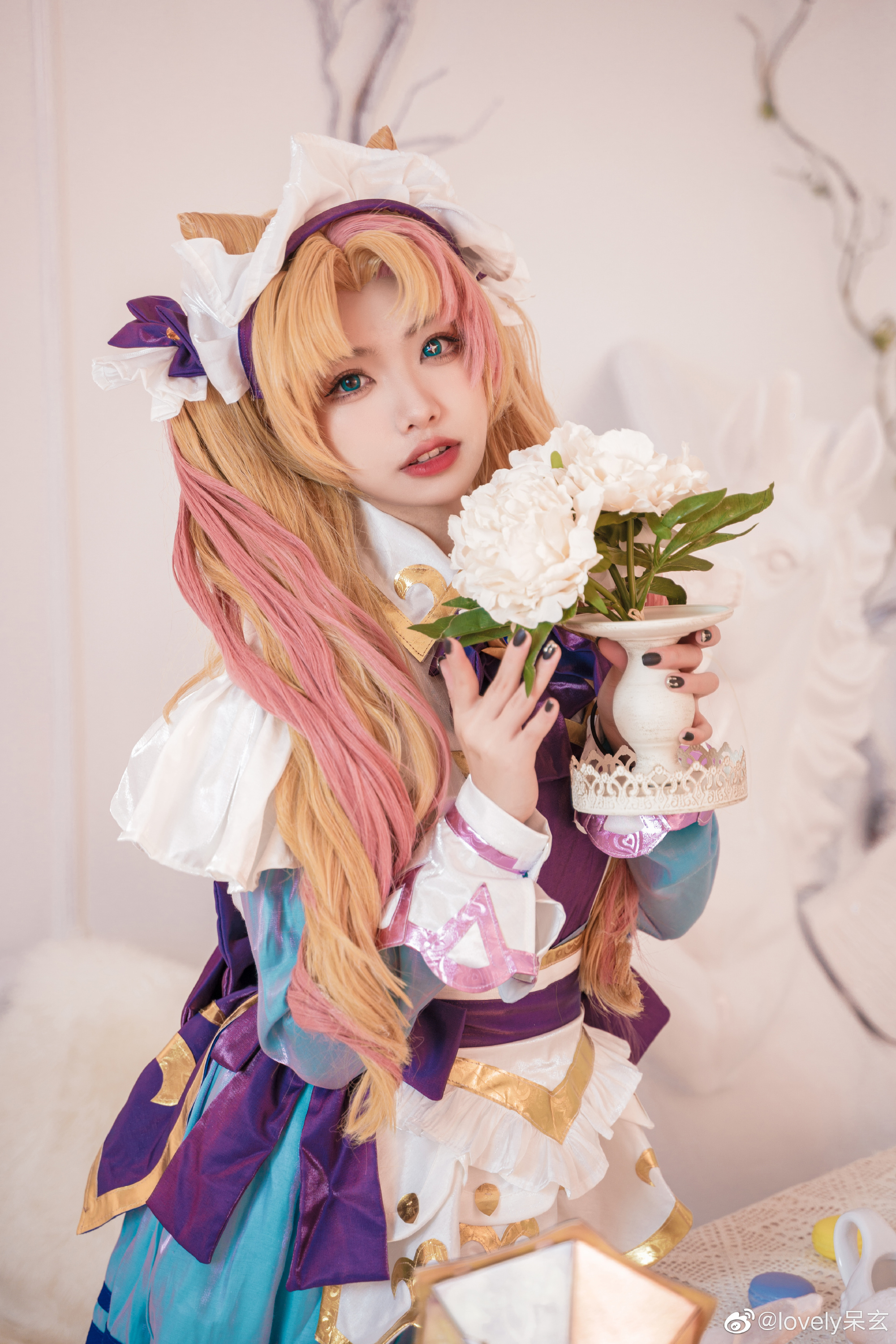 【cos正片】我不会让她的天赋白白浪费 英雄联盟 格温@lovely呆玄 COSPLAY-第9张