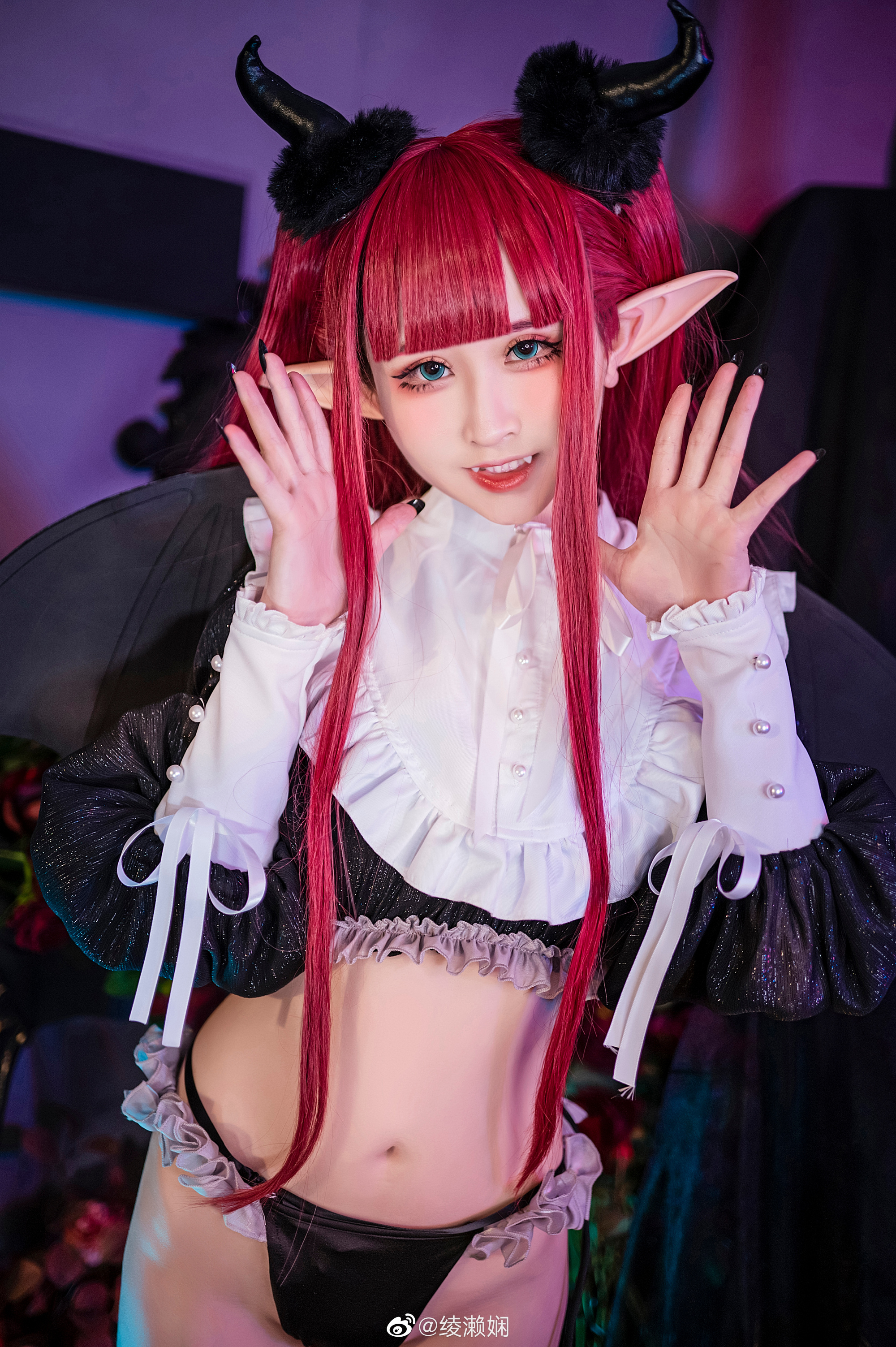 【cosplay正片】快快睡觉吧～我们梦里见?  更衣人偶坠入爱河 喜多川海梦利兹小恶魔@绫濑娴 COSPLAY-第2张