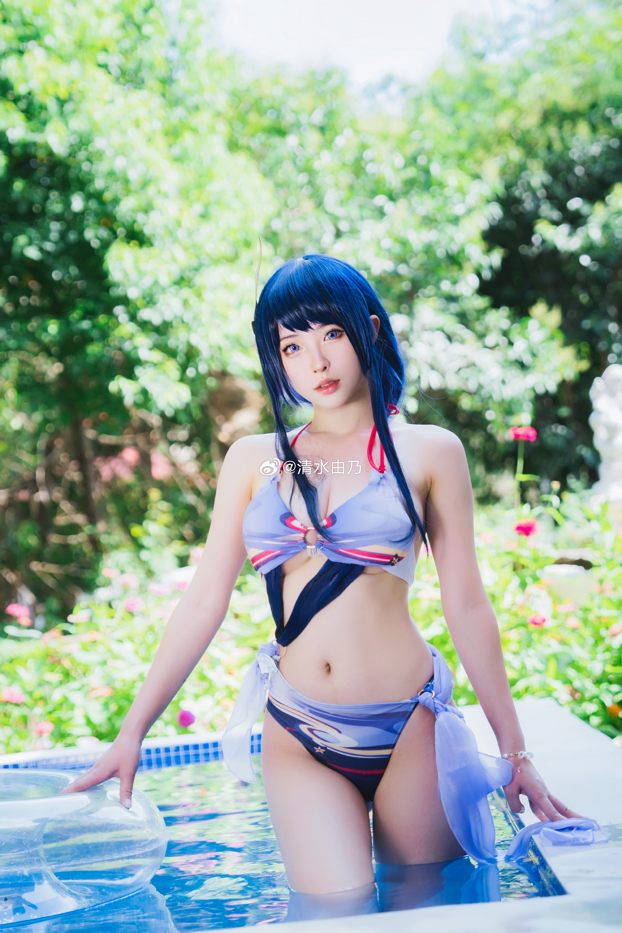 炎炎夏日，来份雷电泳装清凉一下吧～@清水由乃 COSPLAY-第6张