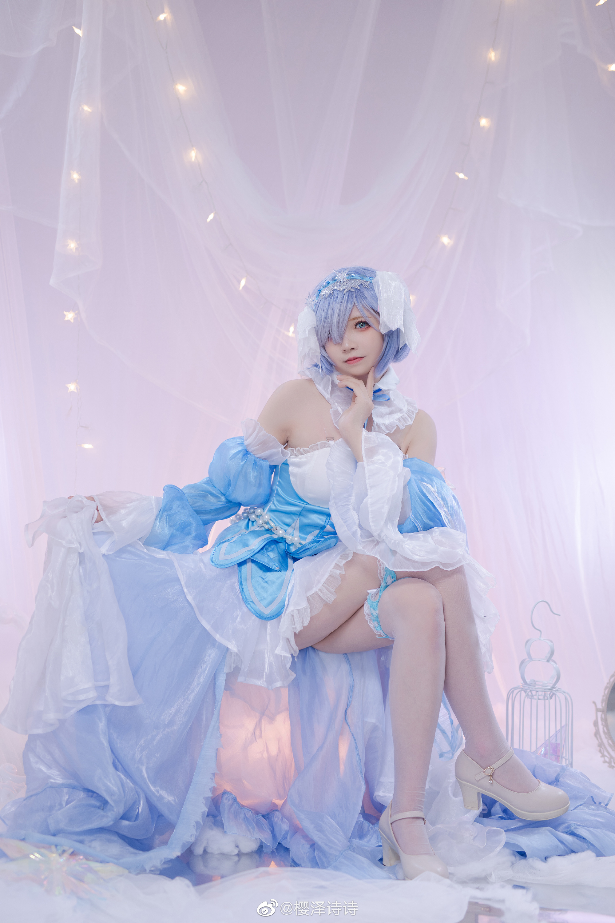 【COS】从零开始的异世界生活 艾米莉亚@樱泽诗诗 蕾姆@一根头发毛毛 COSPLAY-第9张