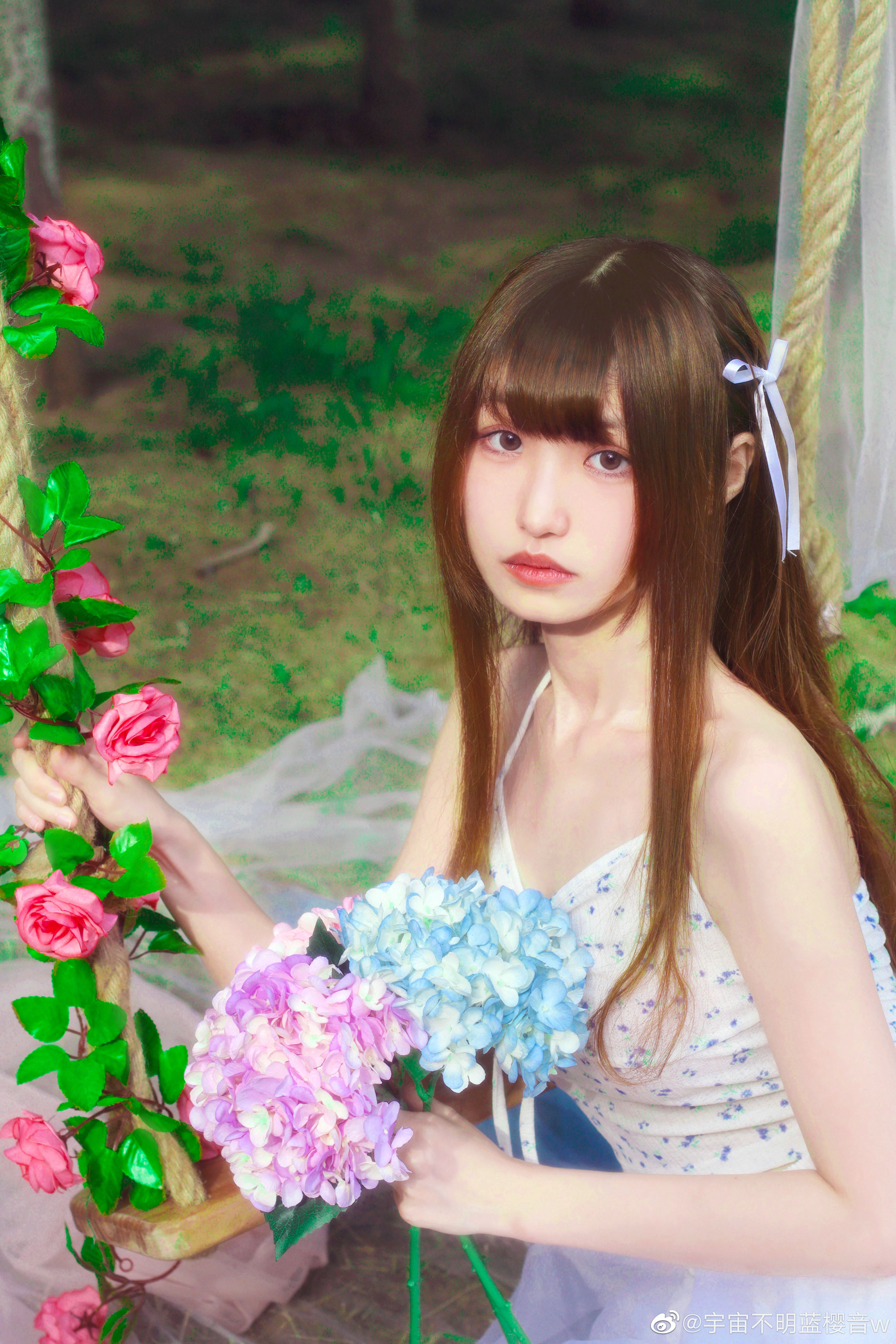 少女写真@宇宙不明蓝樱音w 摄影-第3张